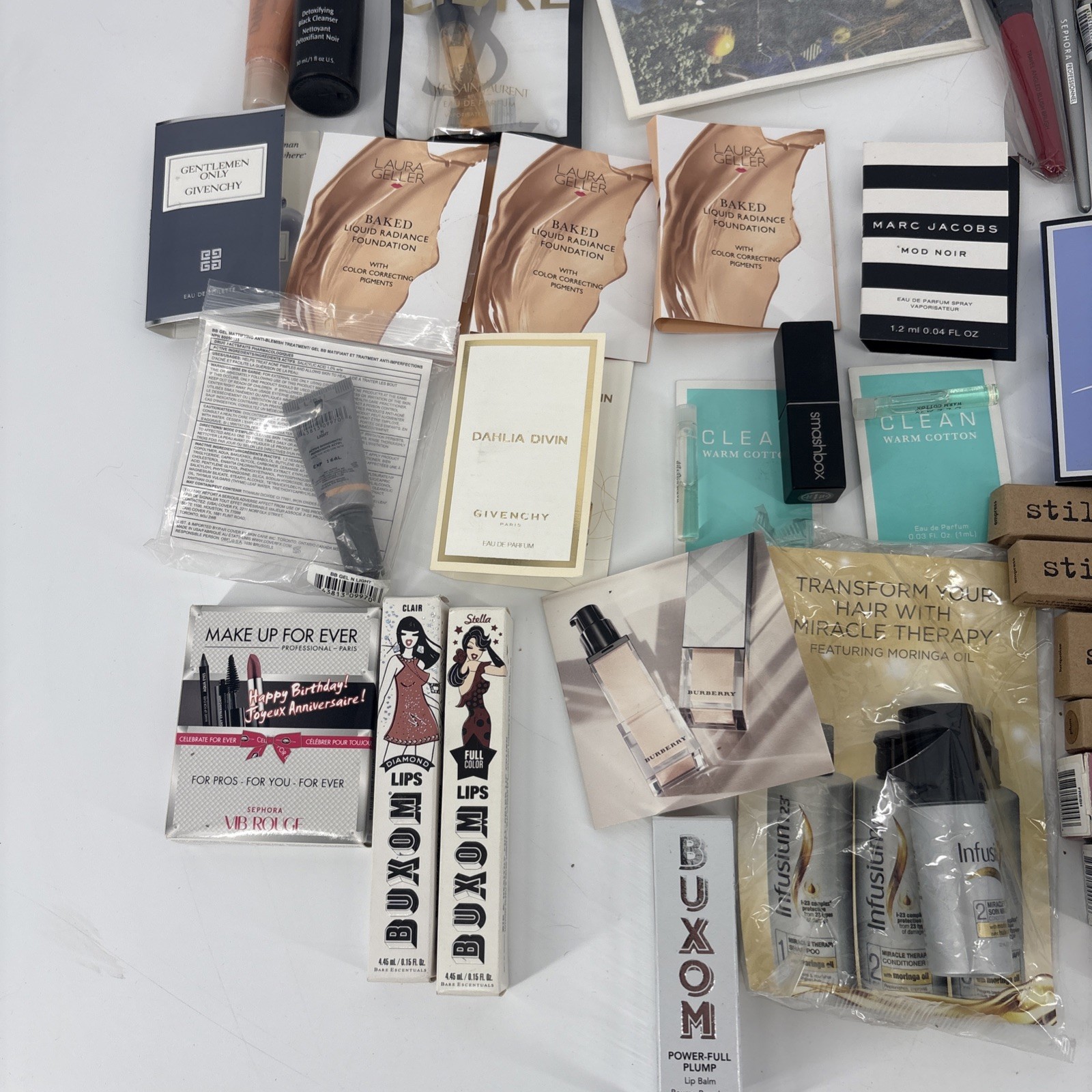 Premium Makeup Skincare Lot 40+ Pcs Too Faced Givenchy Stila Buxom Morphe NEW