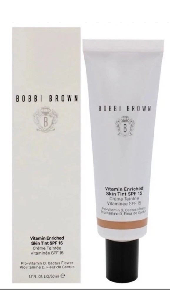 Bobbi Brown Vitamin Enriched Skin Tint SPF 15 Golden 1 1.7fl.oz /50ml NIB B15
