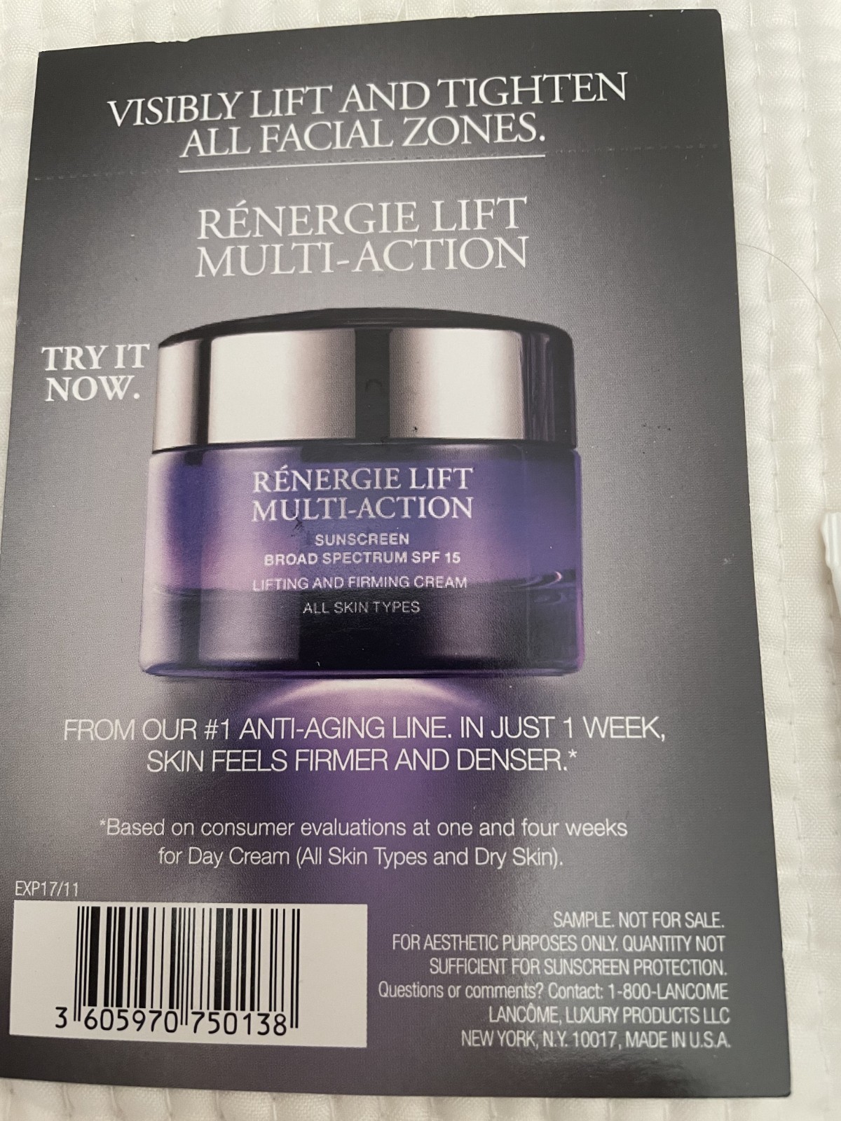 New Lancome Beauty Sample Travel Lot of 12