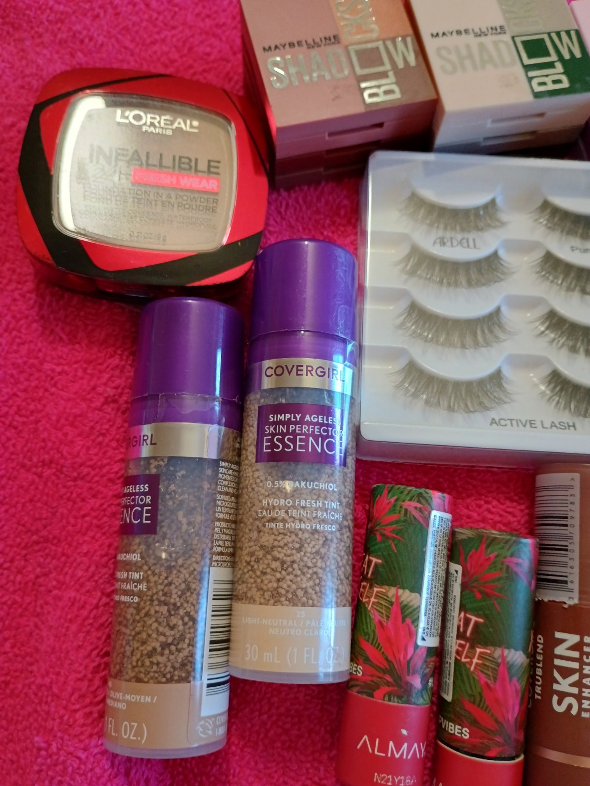 Makeup Bundle CoverGirl, L’Oreal, Maybelline, Almay, Rimmel – All NOT Sealed