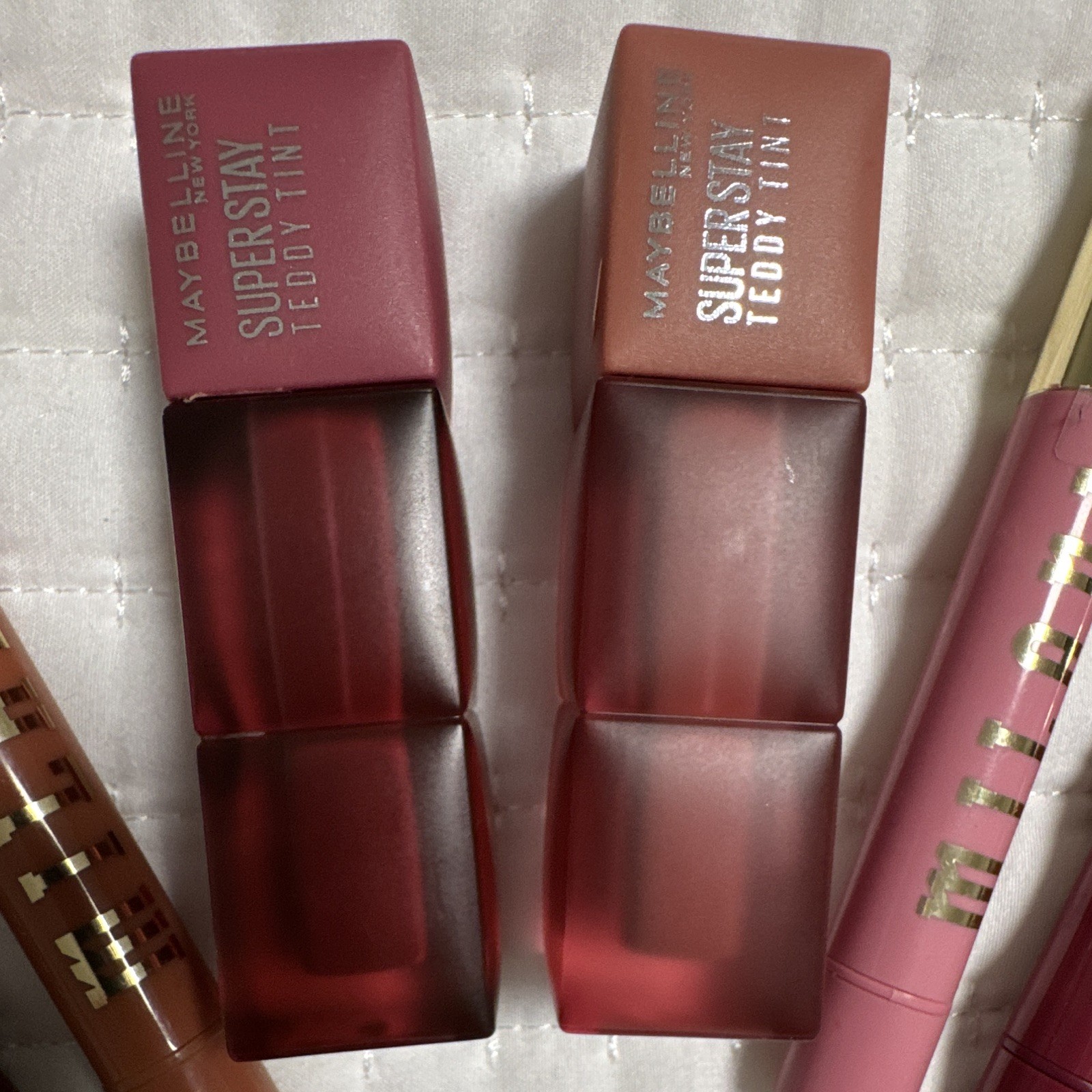 Maybelline SuperStay Teddy Tint Mixed Lot 2 Lip Tints Full Size