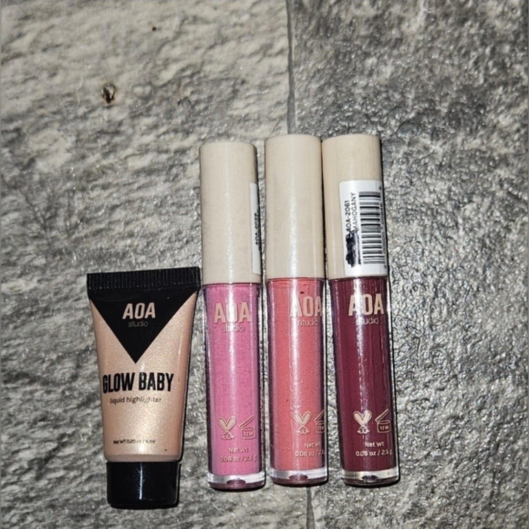 AOA Studio Liquid Blush Bundle + Liquid Highlighter BNIB