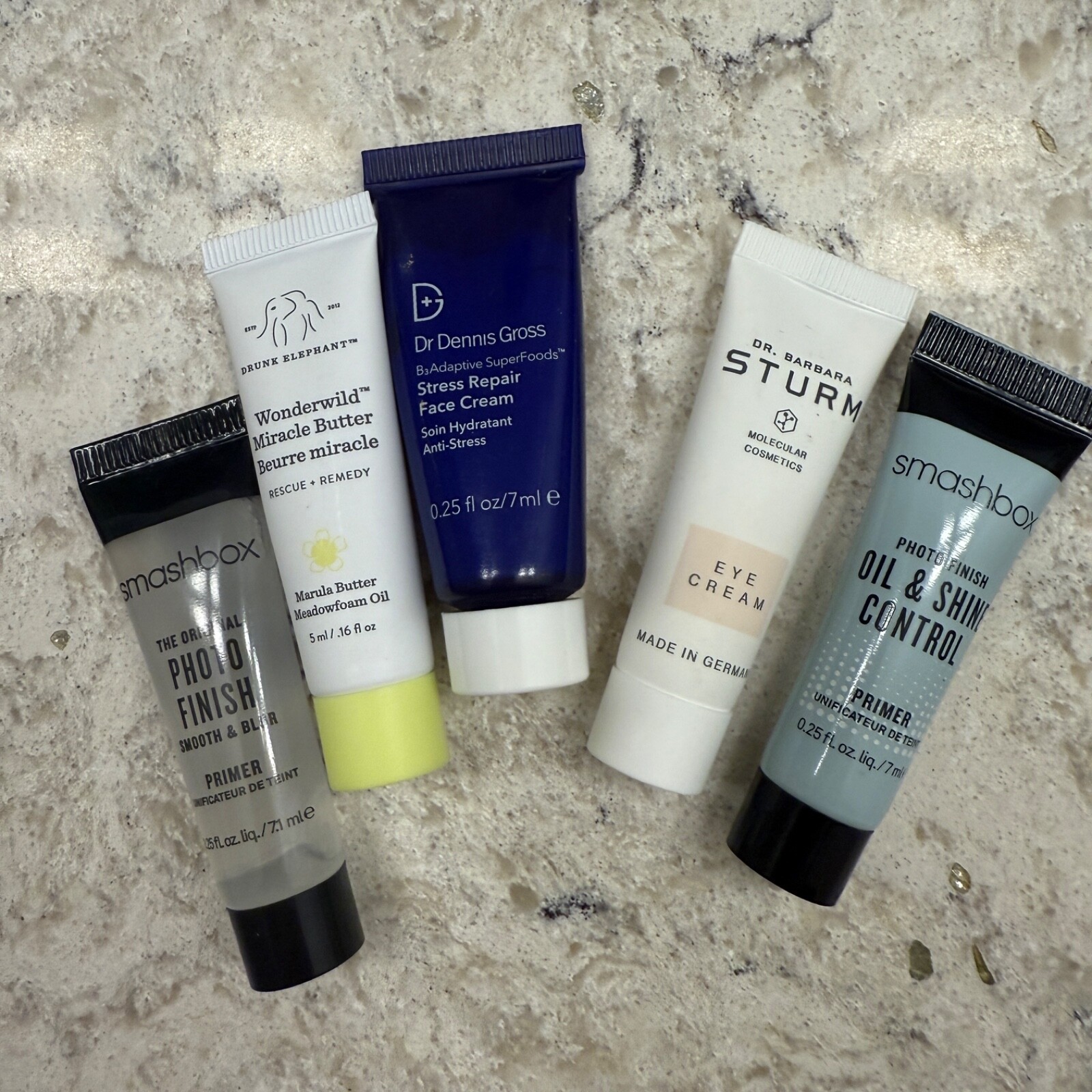 Bundle of sample size make up skin care