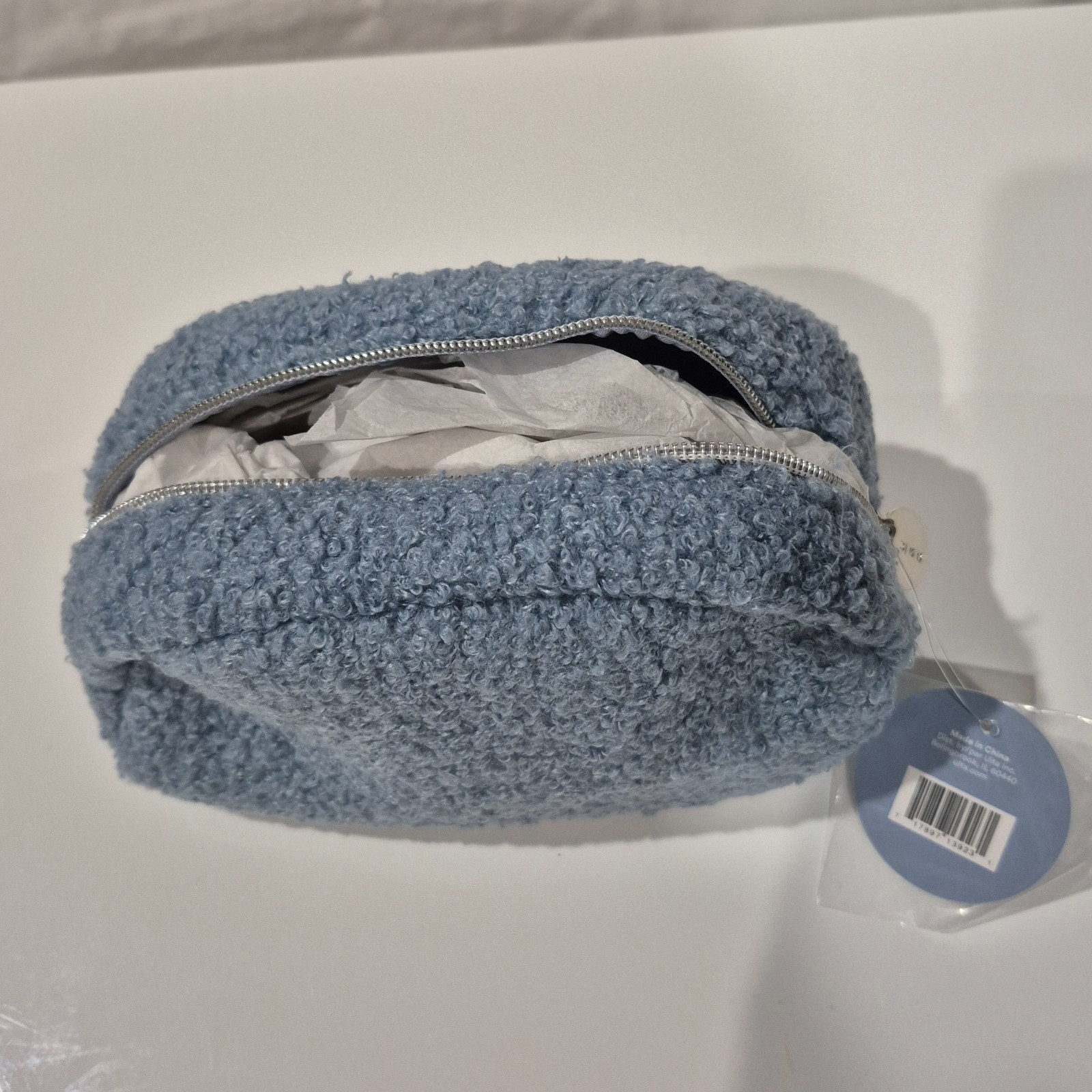 Ulta Makeup Sample Kit with Fuzzy Light Blue Makeup Bag