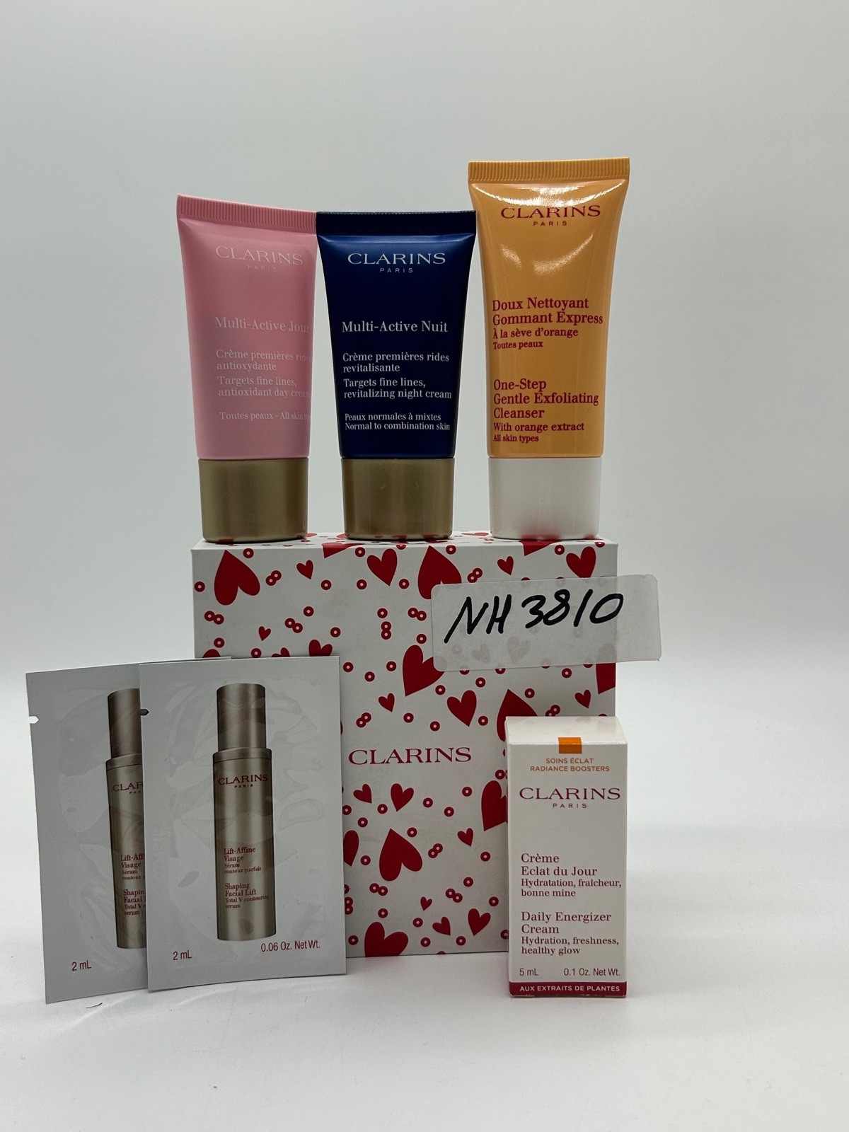 Pack of 6 – Clarins Skincare Beauty Products Hydrating Travel-Friendly NWOB