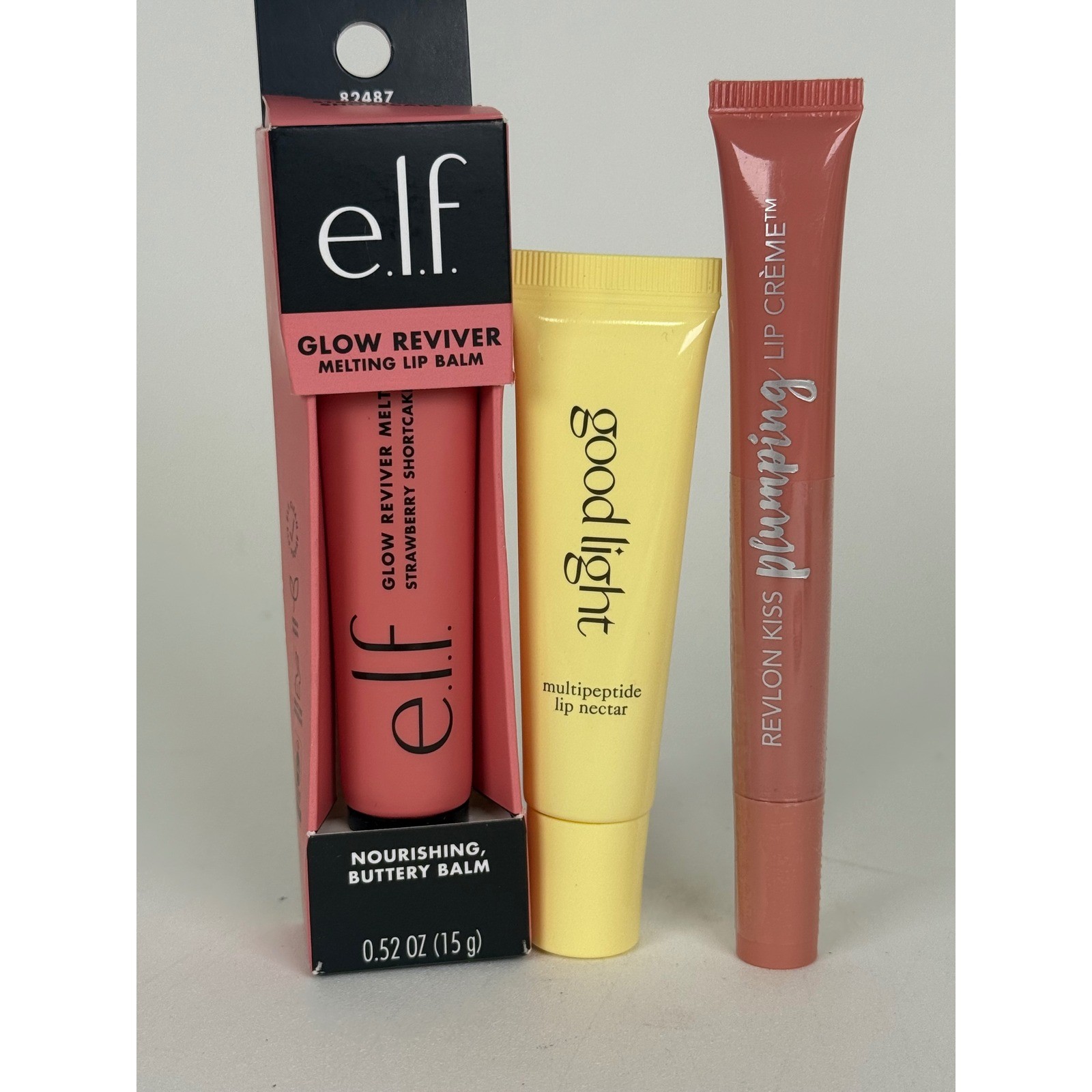 e.l.f. Good Light Revlon Lip Balm Plumping Treatment Bundle Lot New