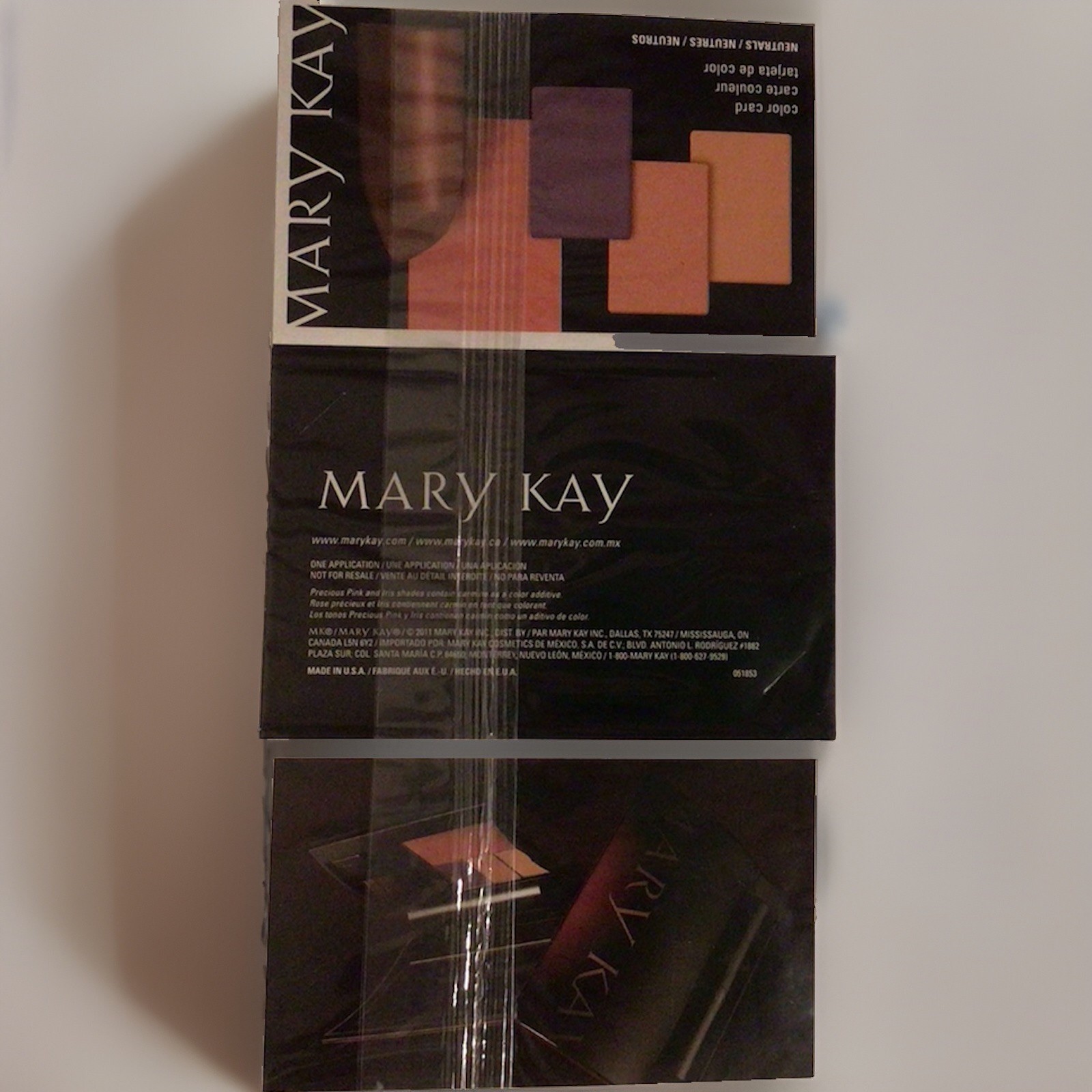 VTG Discontinued Mary Kay Signature Makeup Cards 1-2 Applications X 10.Sealed.