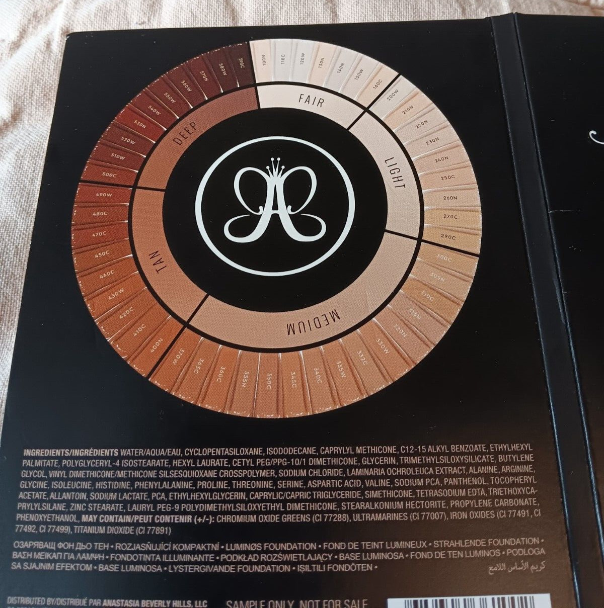 Anastasia Beverly Hills Luminous Foundation #2 Concealer Med Brown Dip Brow Gel