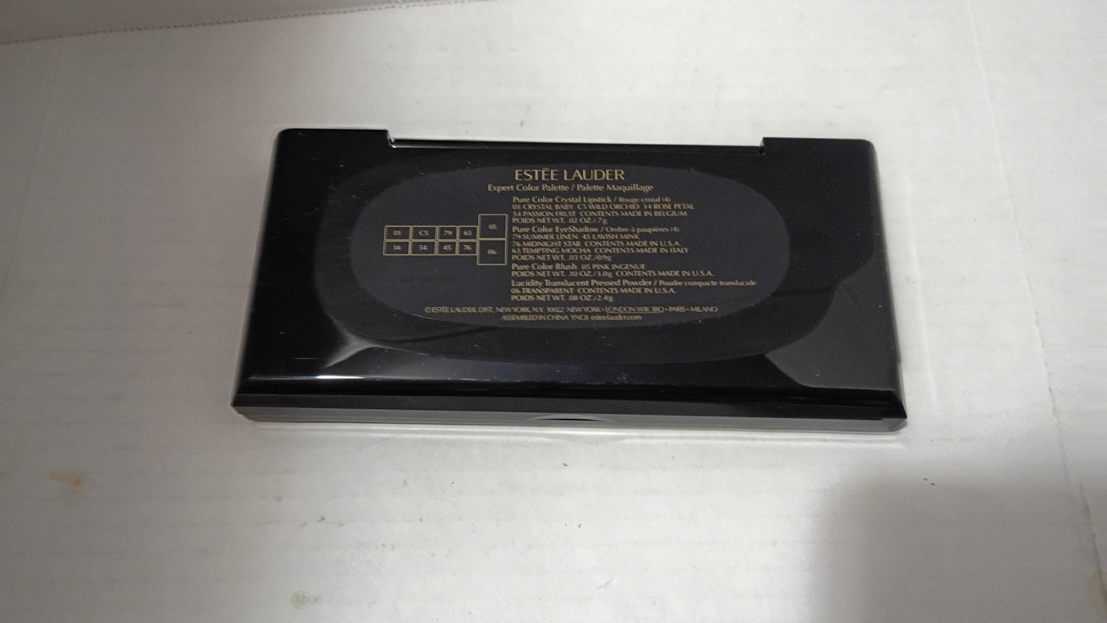 Estee Lauder Expert Color Palette with Velvet Pouch Pure Color NEW