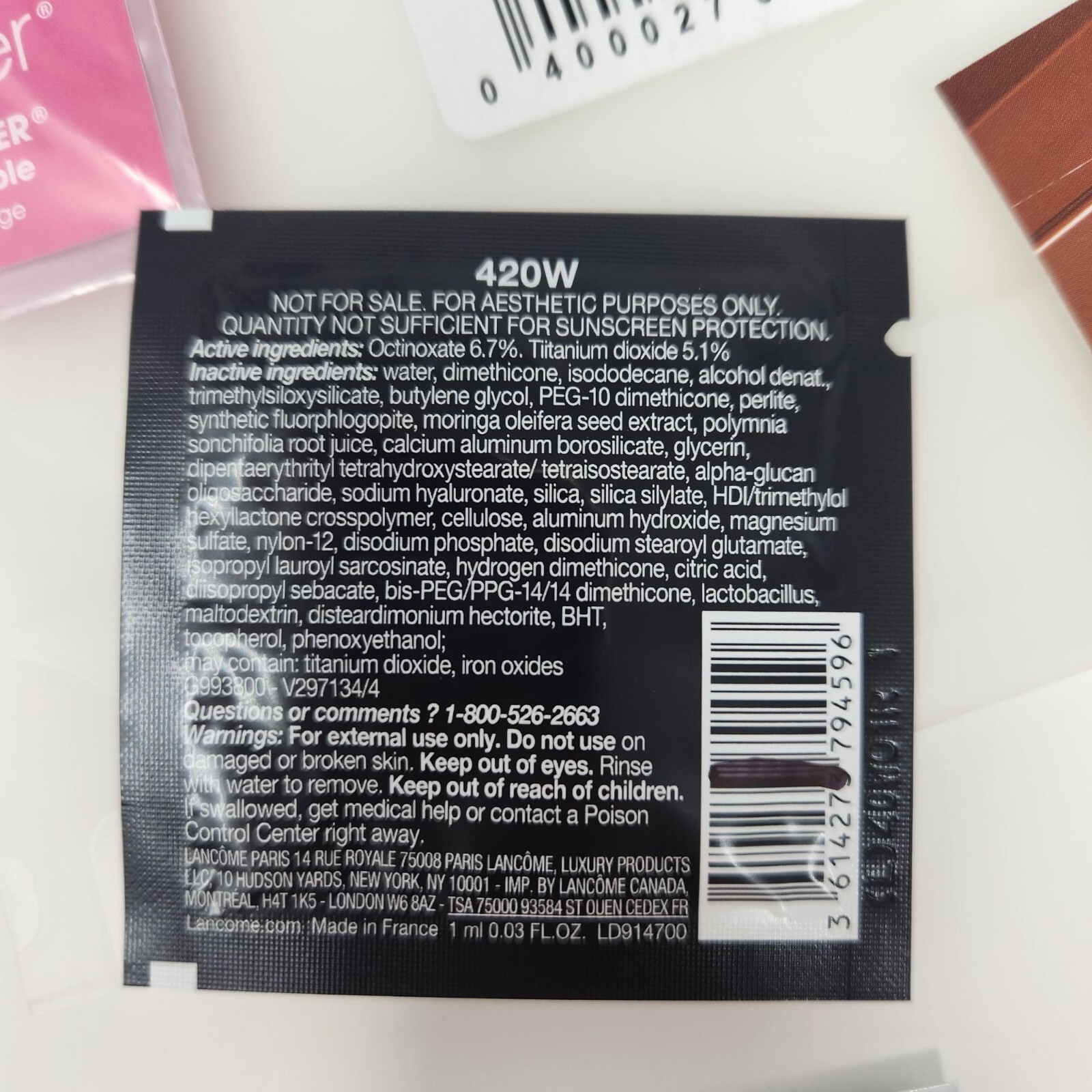 Sephora Samples Lot Makeup Sponge Deluxe Sample & Assorted Foundation Samples #D