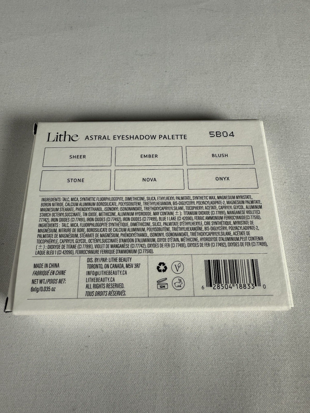 Makeup Lot 2 Item Rare Beauty Soft Pinch Blush “Believe” Lithe Astral Eyeshadow