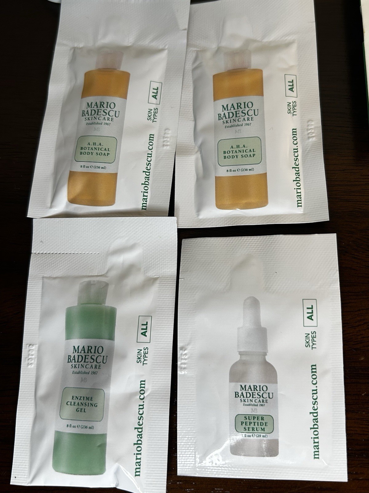 SAMPLE SIZED (TRAVEL) Mixed Lot of Mario Badescu Skincare