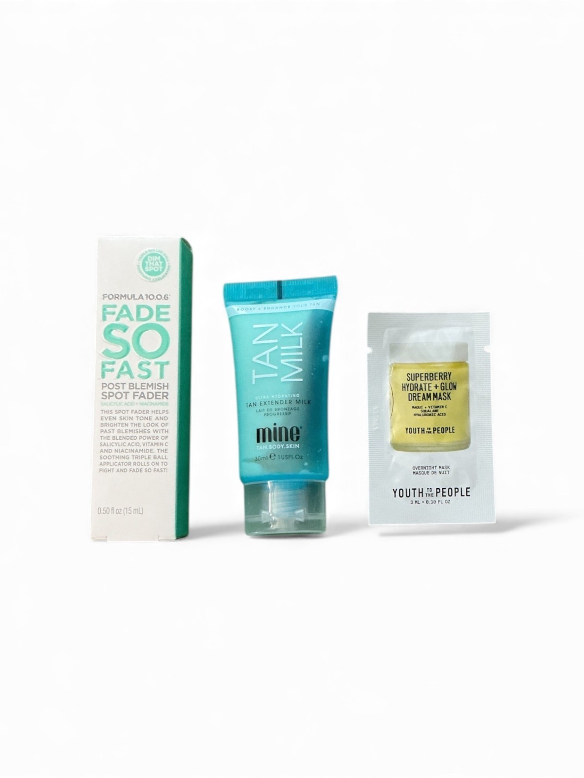 Skincare & Beauty Sample Set – 14 Items Including Pur Skinfix Juara & More – Tra