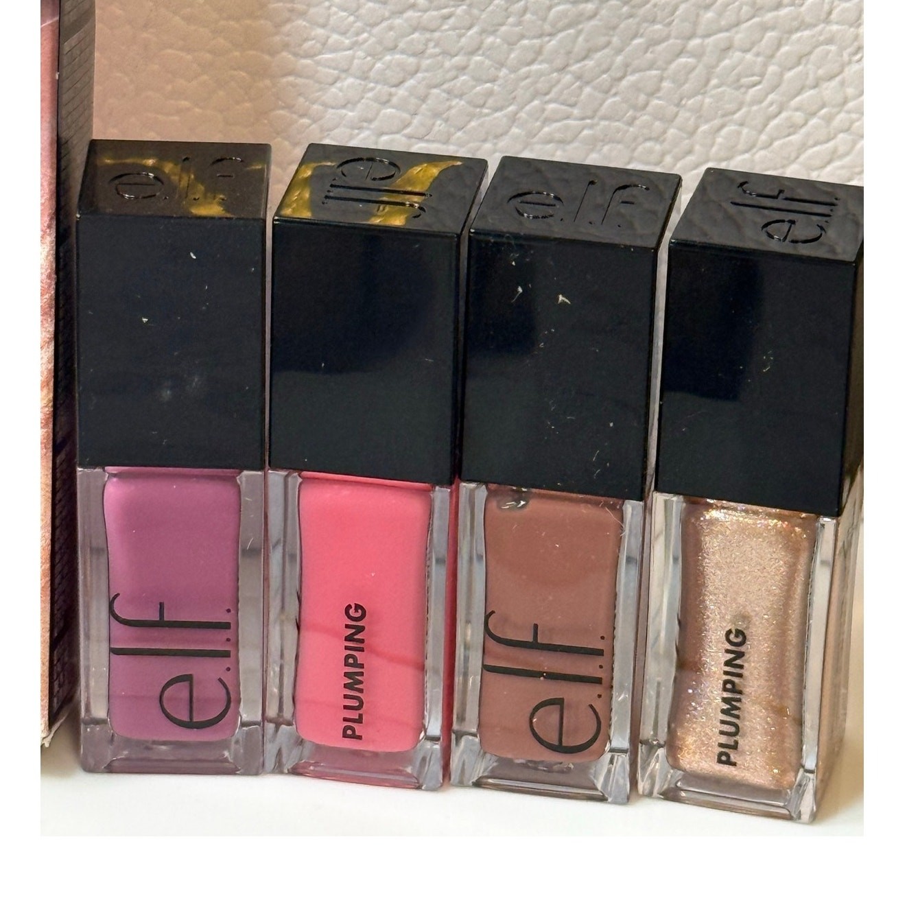 e.l.f. Glow Reviver Plumping Lip Oil Kit (4 lip oils) – NEW in box