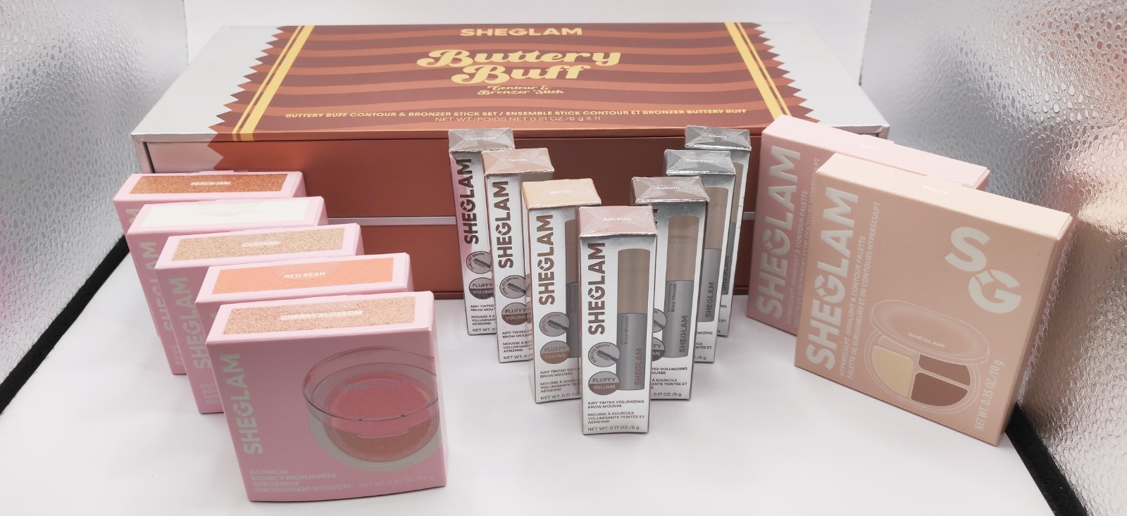 Sheglam Makeup Lot 25 Bundle Contour&Bronzer Highlighter Volumizing Brow Mousse