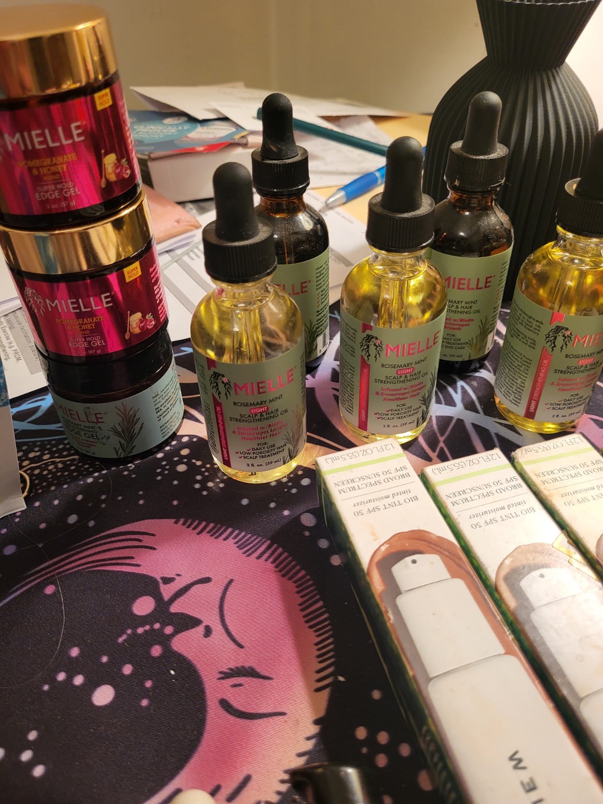 Mixed Beauty & Hair High End Bundle- Brown&Dark Skin Colors Predominantly