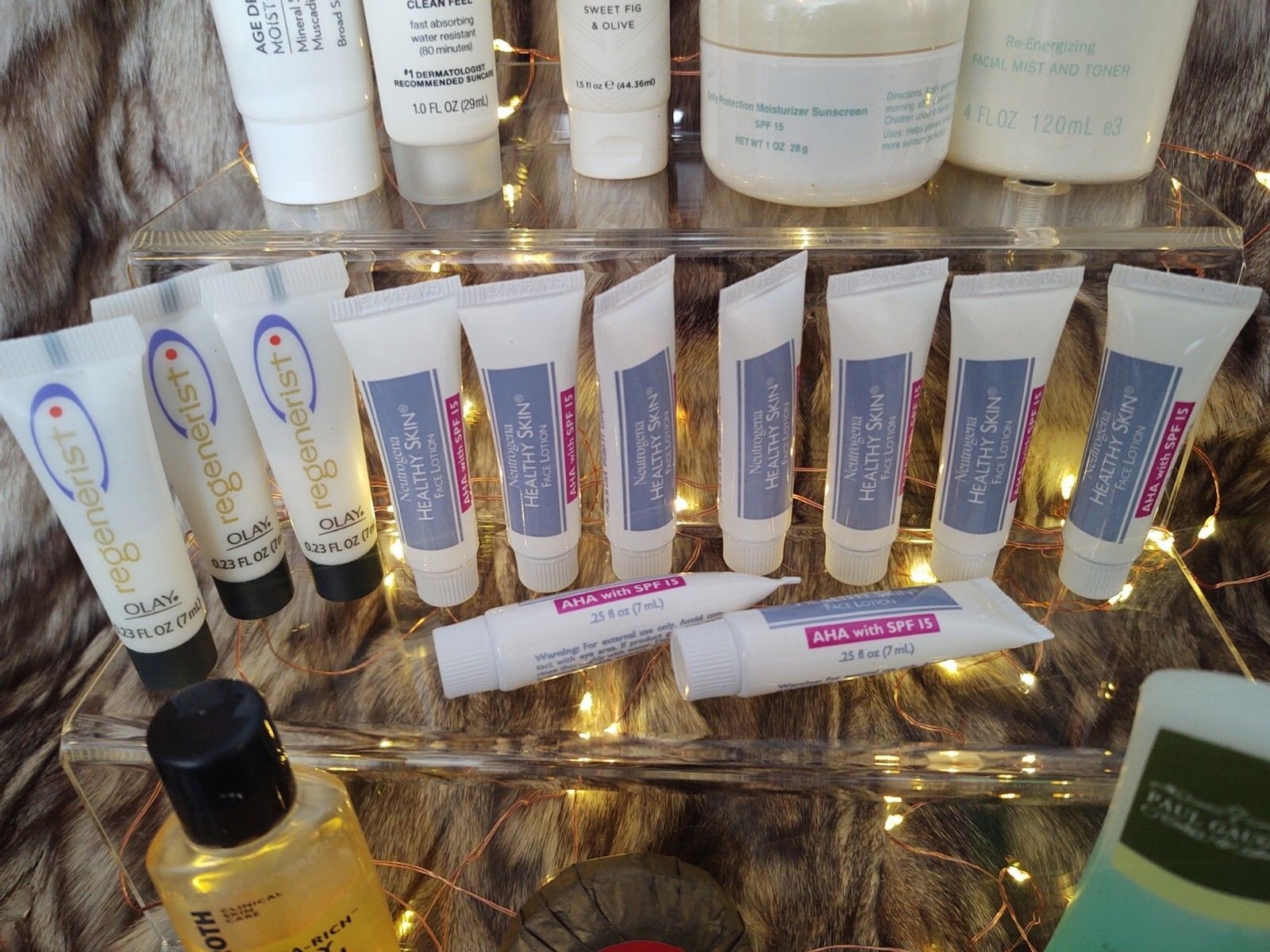 20pc. Lot Neutrogena, Paul Gauguin, Lucci, Olay, Kinu, Shaklee Skin & Hair Care
