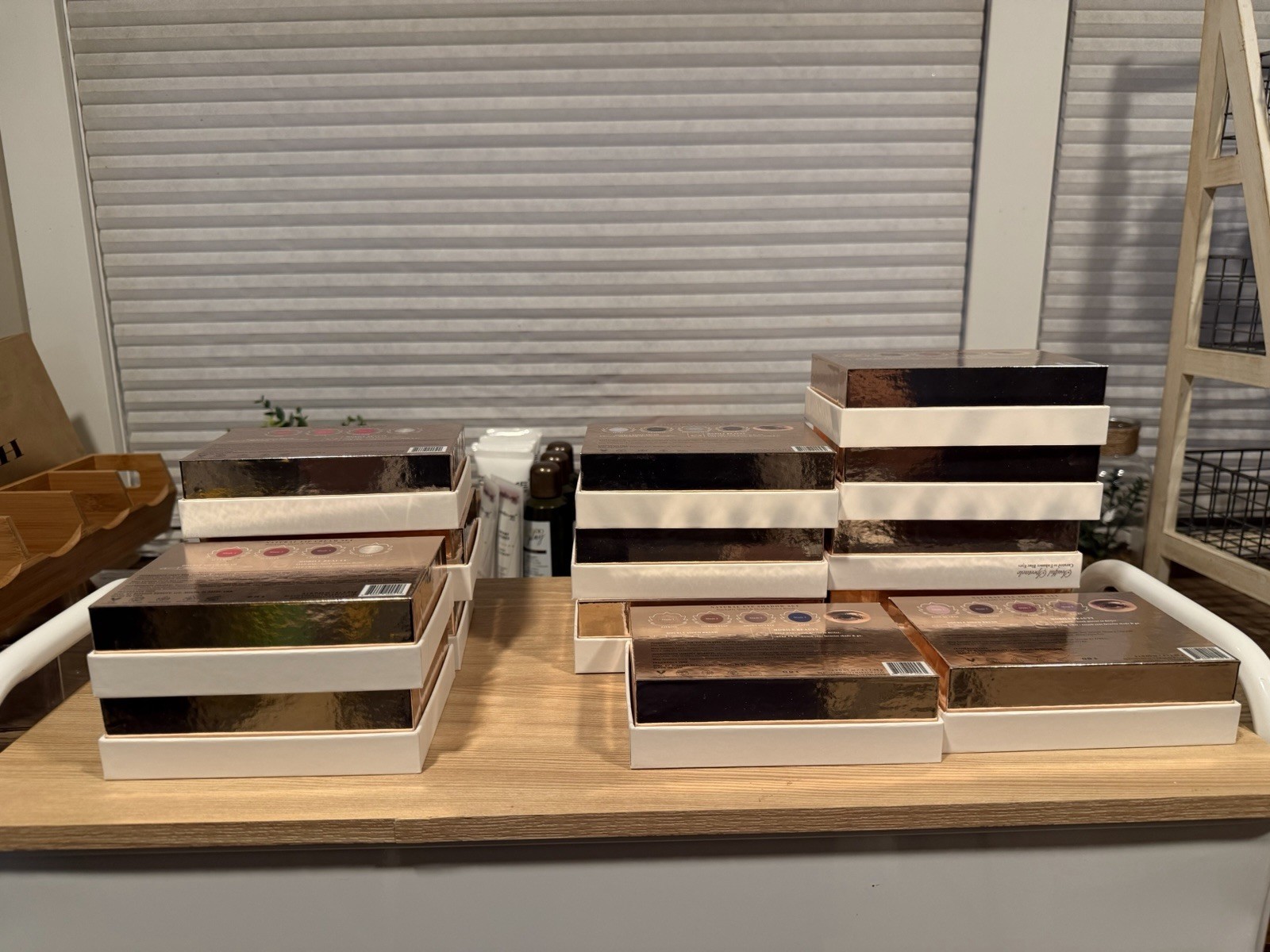 Lot of 14 Blessed Beauty Full Size Makeup Lot – Lip Cream & Eye Shadow Sets