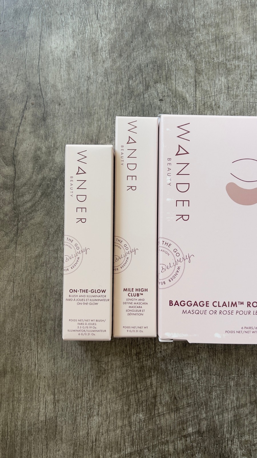 Wander Beauty lot bandle 4 items
