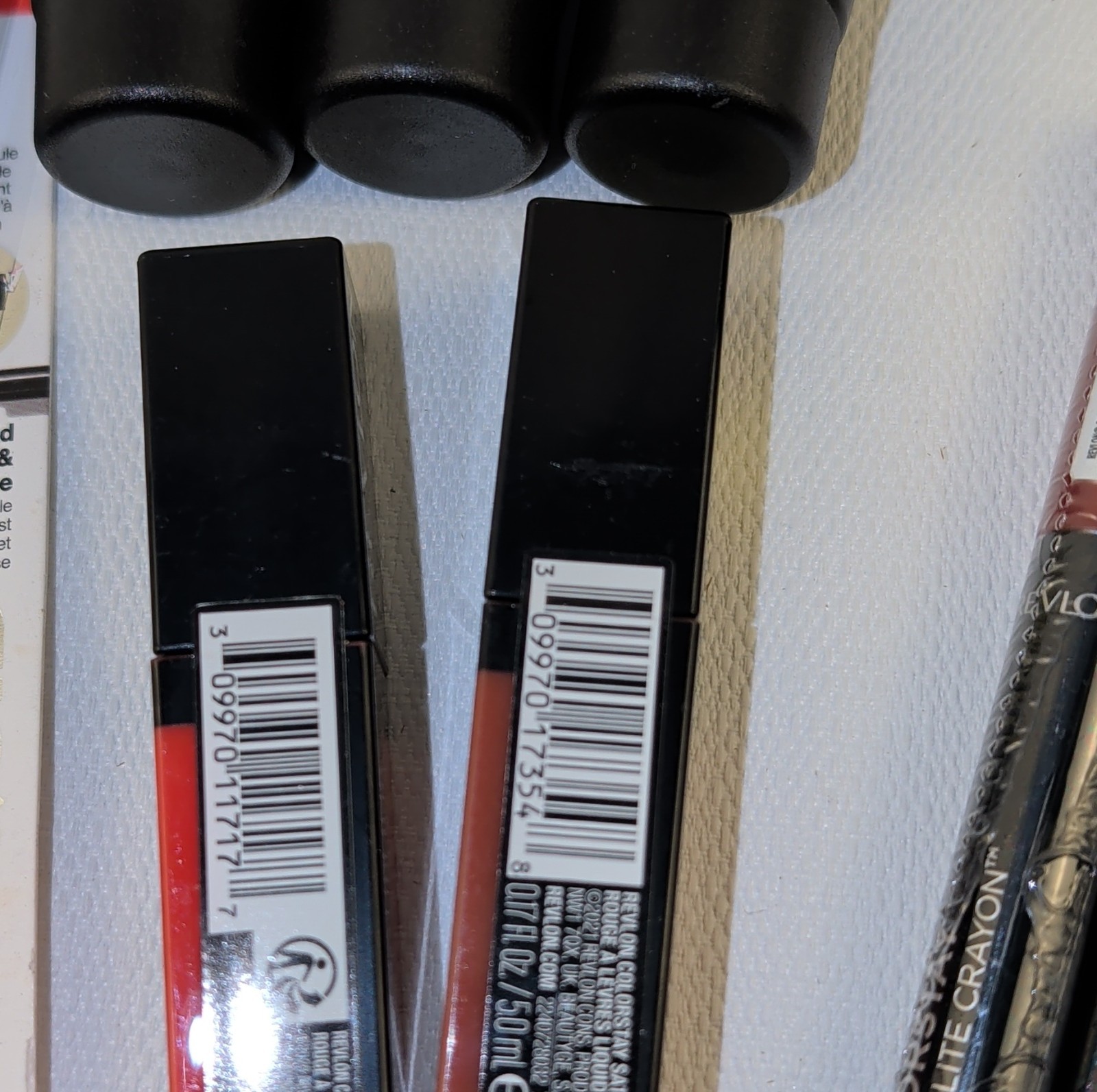 Revlon ColorStay Makeup Lot Full Size 24 HRS Foundation Eyeliner Lip Crayon