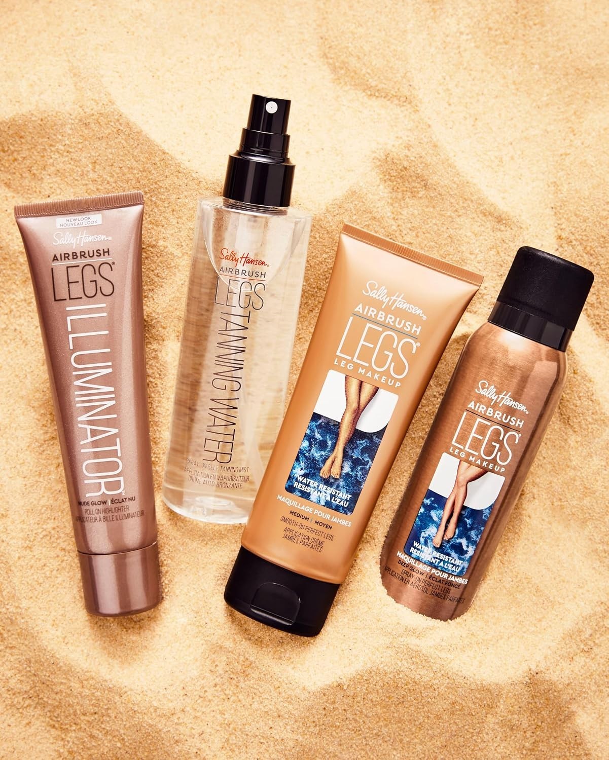 Tan Glow Aerosol Leg Makeup – Easy Transfer Proof Application for All Skin Types