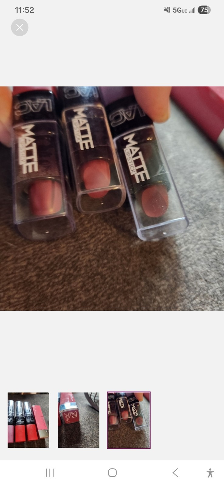 Mixed Lot of 25 pieces of Diffrent Brand makeup with a black makeup bag.