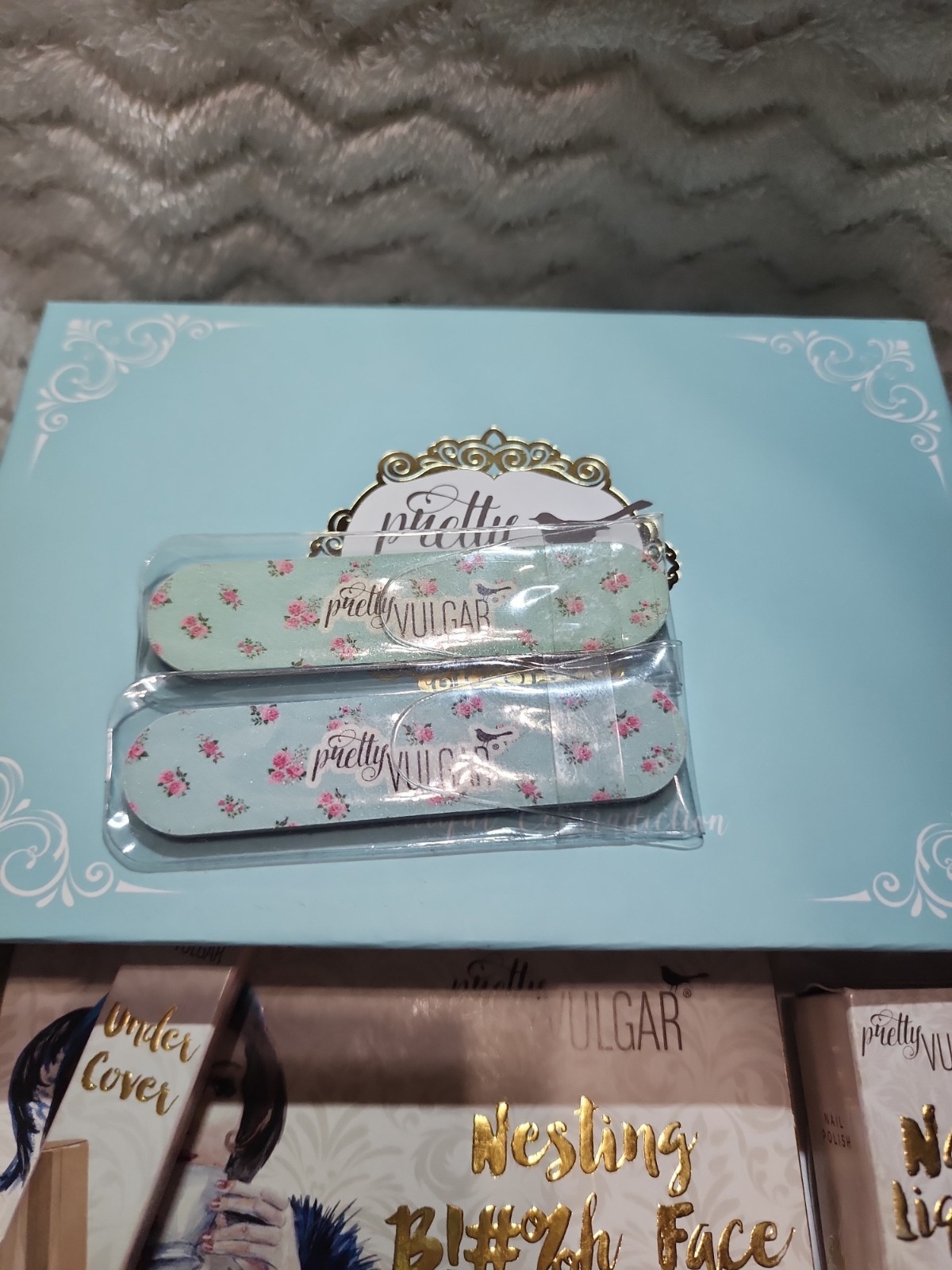 Pretty Vulgar Makeup Vanity Box Gift Set Nesting B Face Palette Concealer Nail