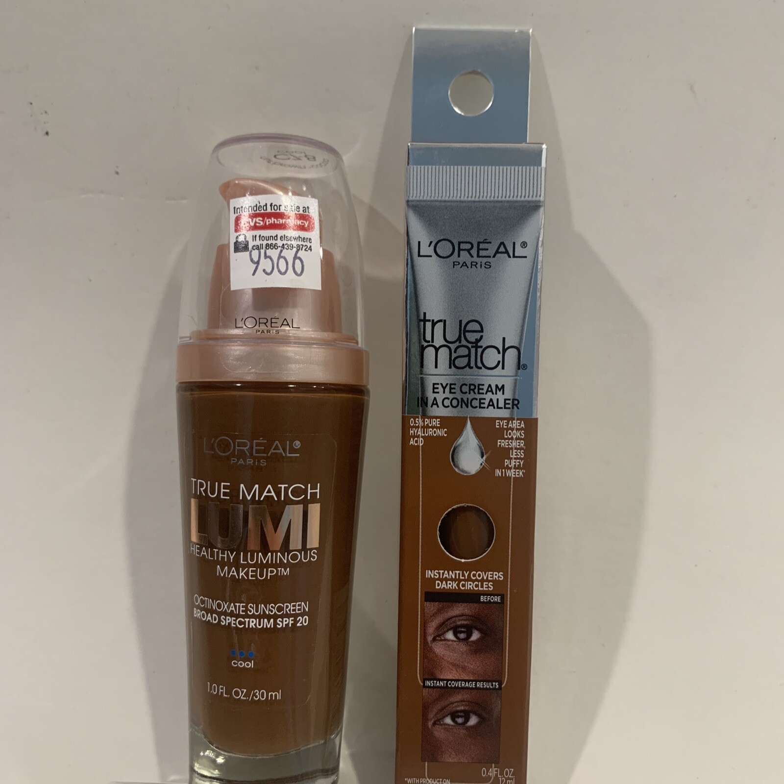 L’Oréal True Match Lumi Healthy Luminous C7-8 & Eye Cream Concealer N 7-8