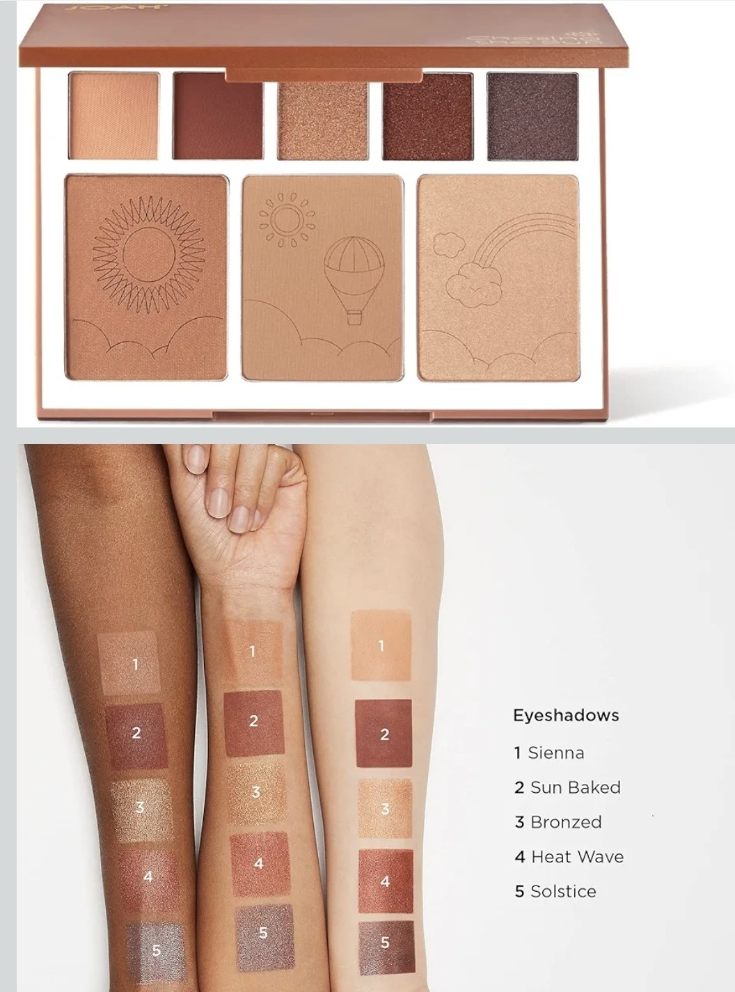 8 Pc Beauty Bundle Makeup Lot Bronzer Foundation Lip Color Eyeliner Shadow