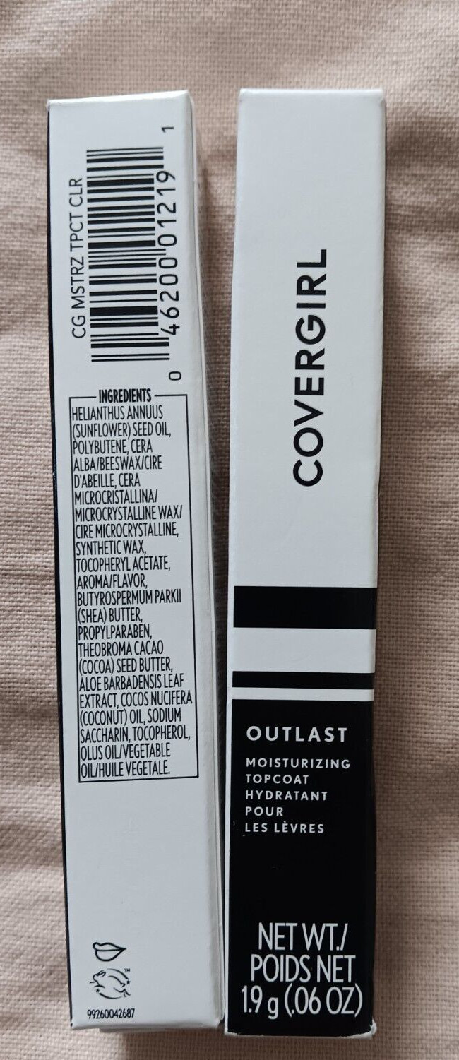 Covergirl Lot Lip Balm Outlast Topcoat 120 Strawberry Spritzer Liquid Lipstick