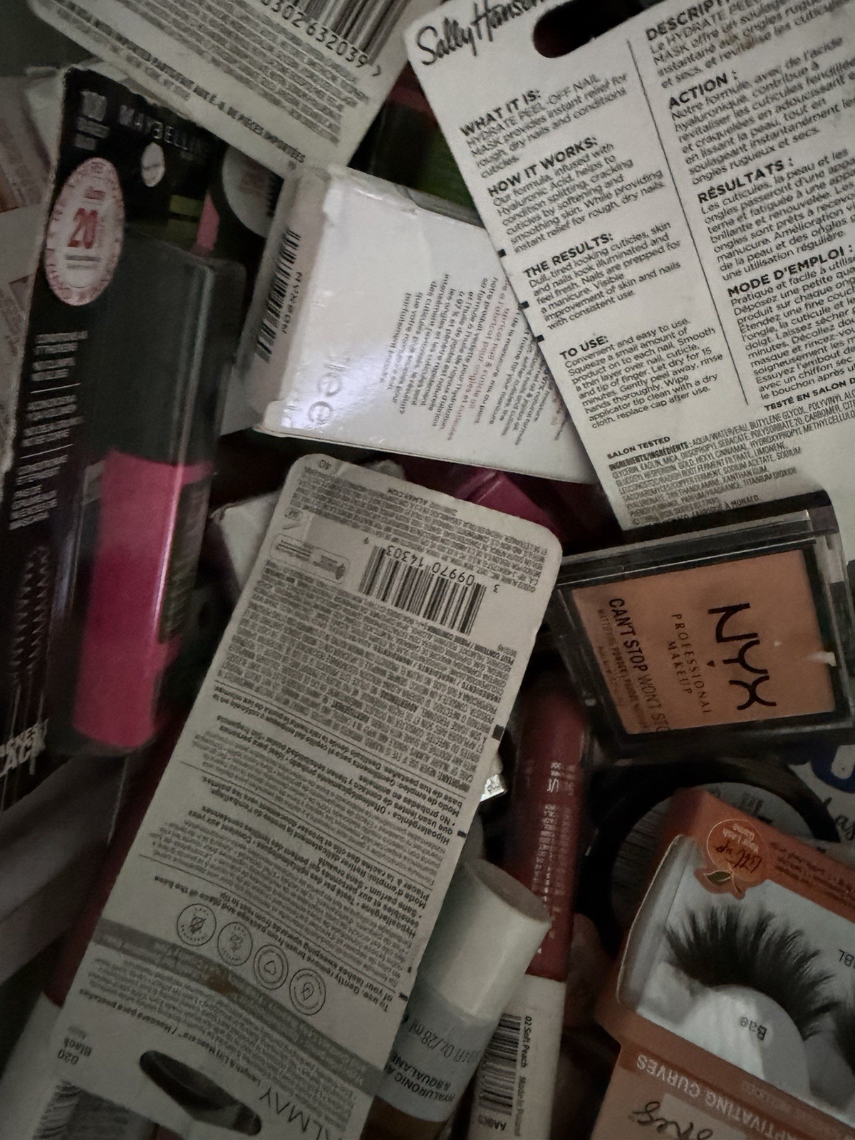 NEW Makeup, Health, Beauty Cosmetics Bundle Lot – 100 Pieces Assorted Wholesale
