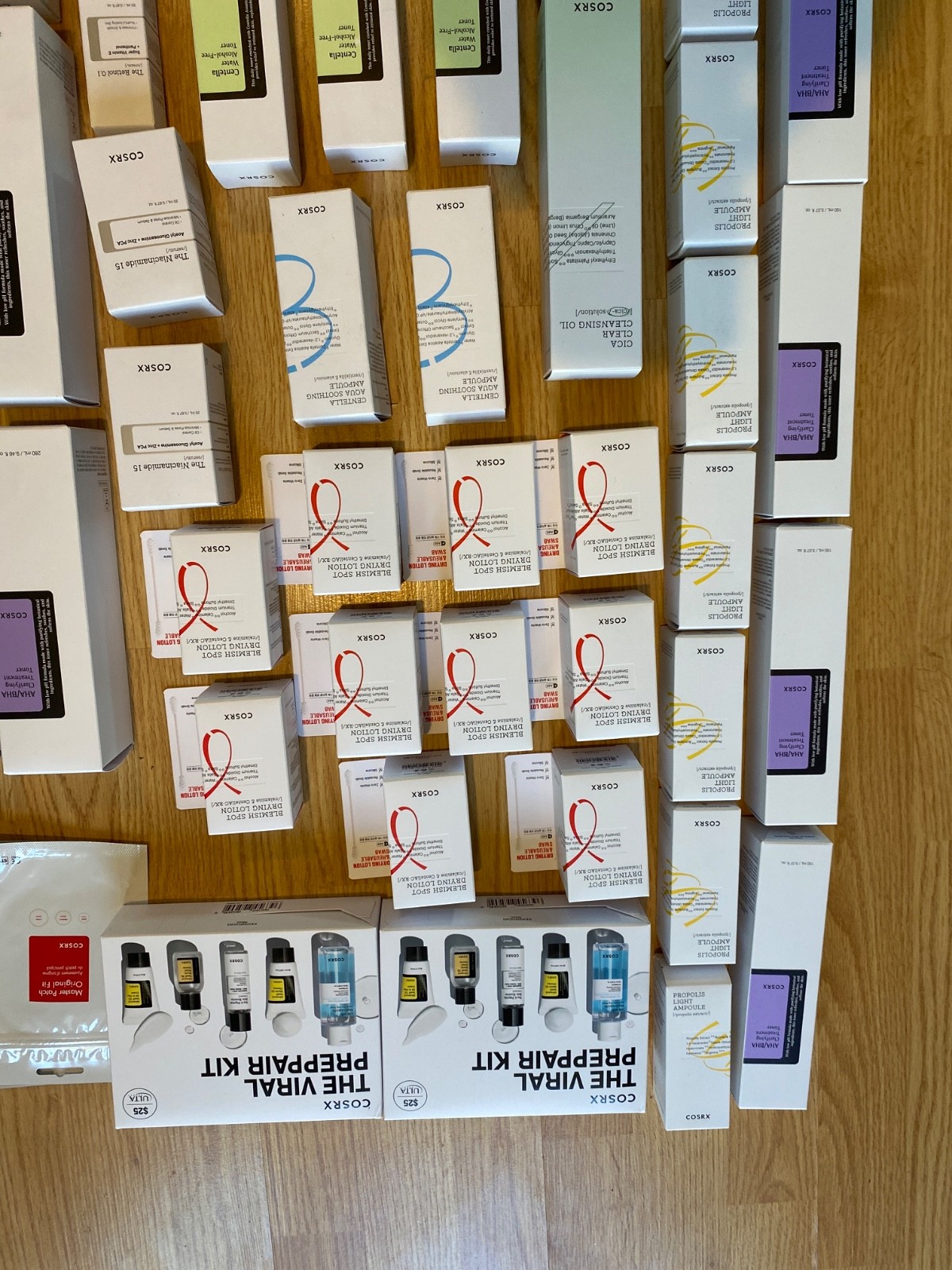 huge cosrx bundle korean skin care makeup products 95 new items