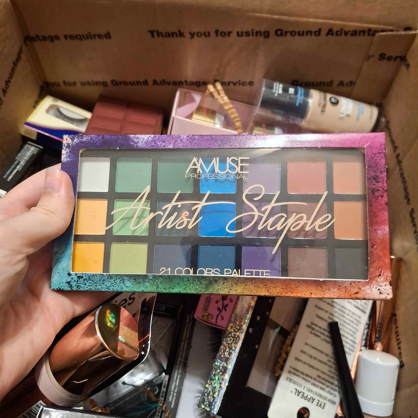 25+ Piece Makeup Mystery Box – Revolution, Covergirl, Amuse & More – New