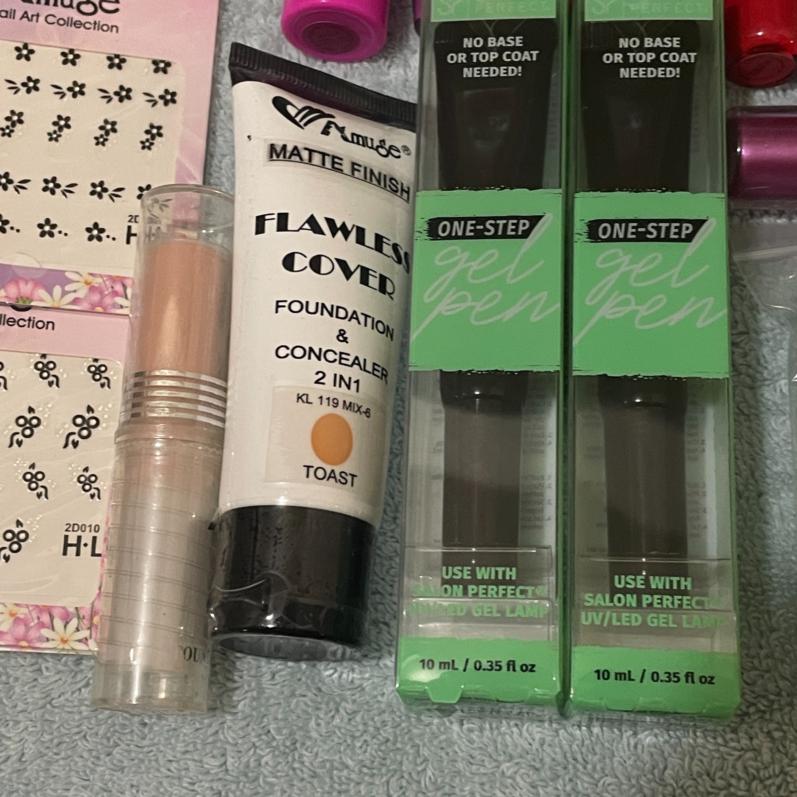 75 Pc New Makeup Lot Lip Gloss Lipstick Nail Art Cosmetics Bundle Resale Bulk