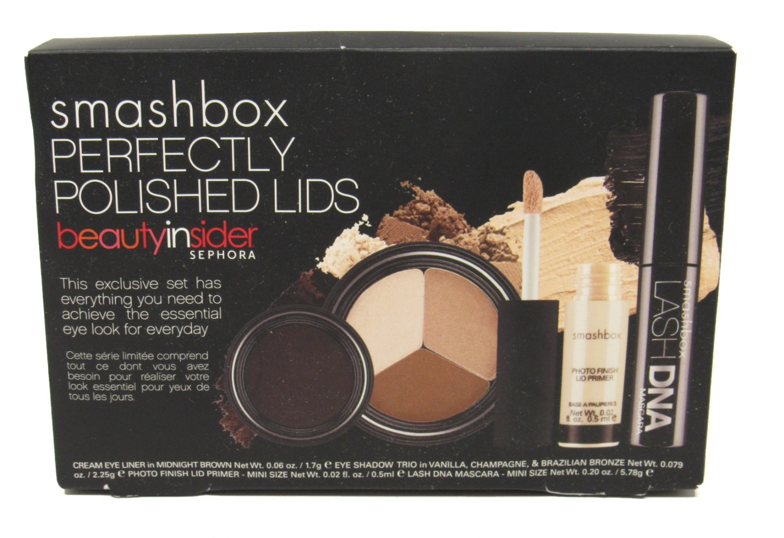 Smashbox Perfectly Polished Lids 4pc Set Authentic New Sephora Beauty Insider