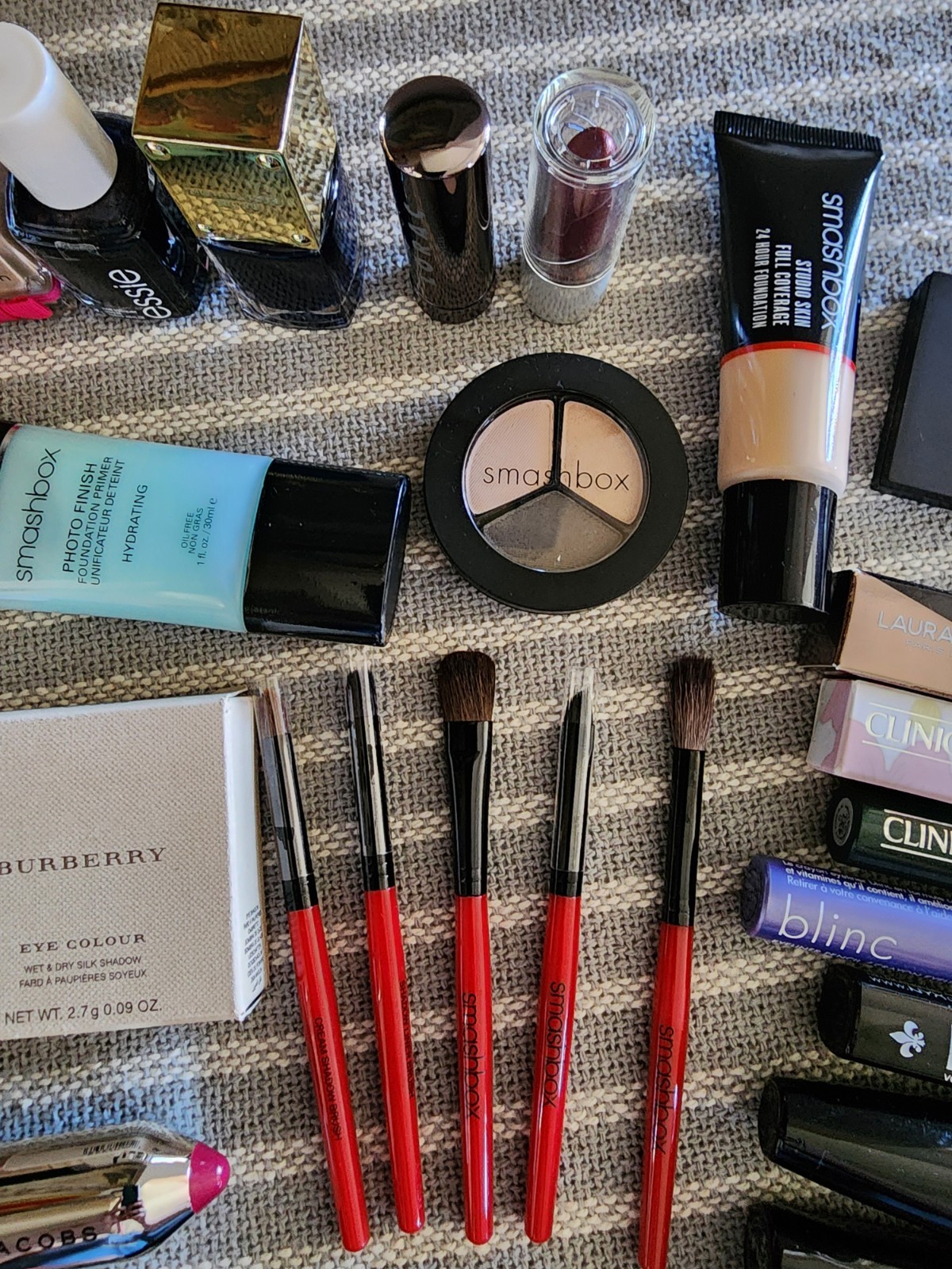 Huge Lot of Designer Makeup Stila, Burberry, Smashbox, Etc.