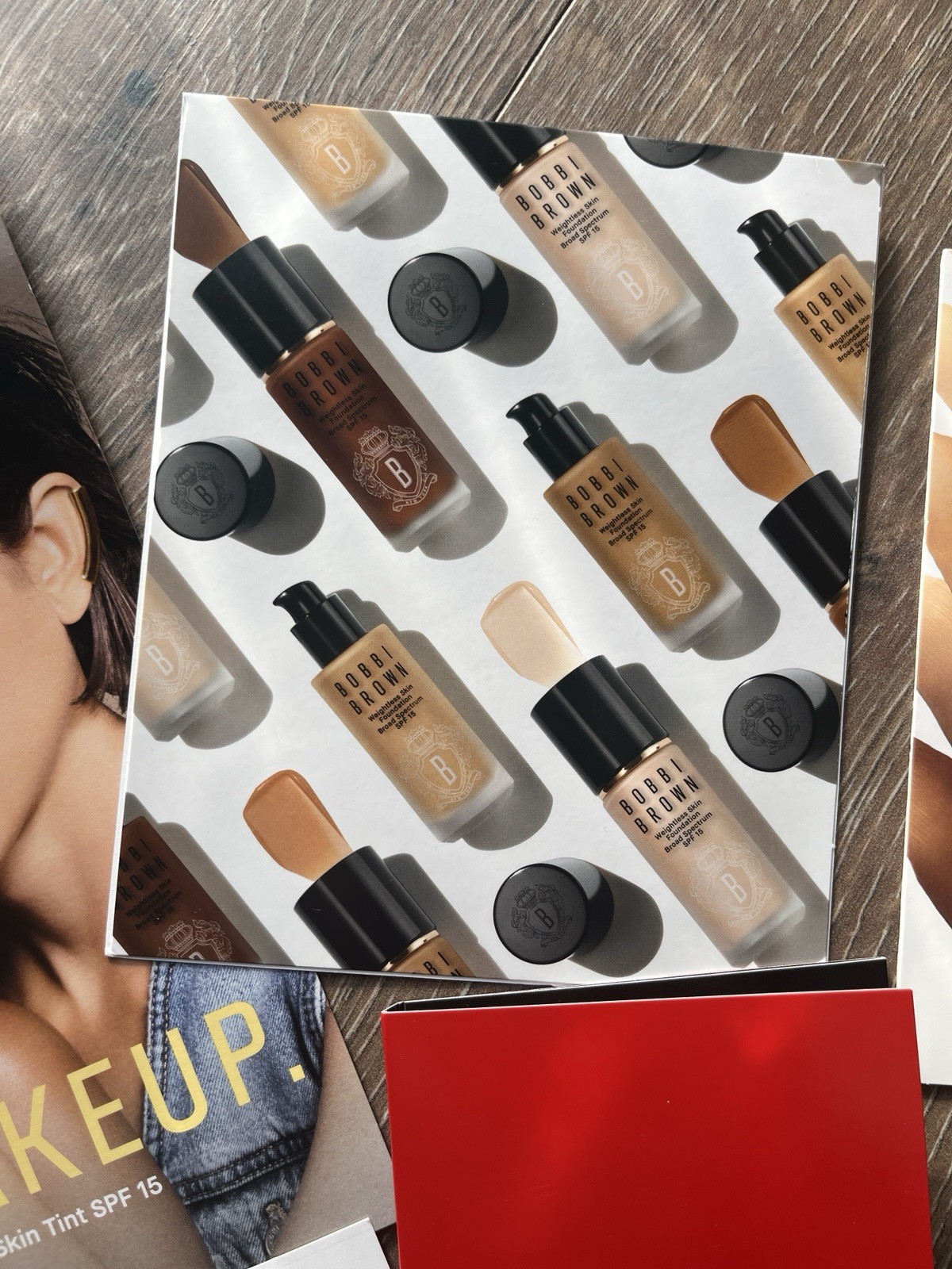 Bobbi Brown, Dior, YSL, Christian Louboutin, Laura Mercier Foundation Samples