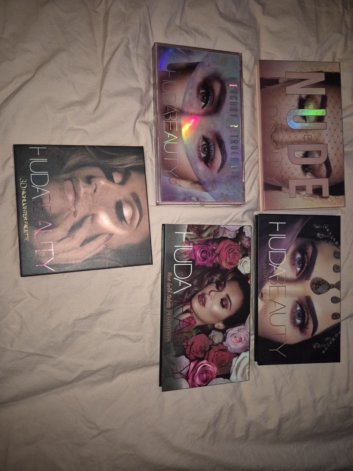 Assorted Full Size Makeup Palette Lot,Morphe,Jaclyn Hill, Huda,Tarte