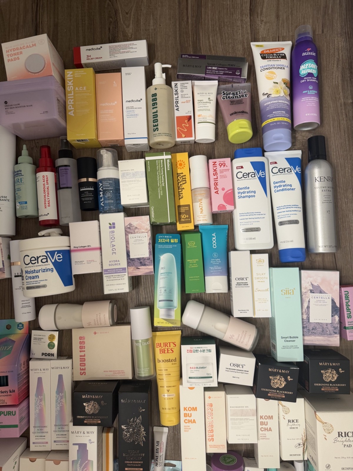 Cosmetics skin care, hair care, make up
