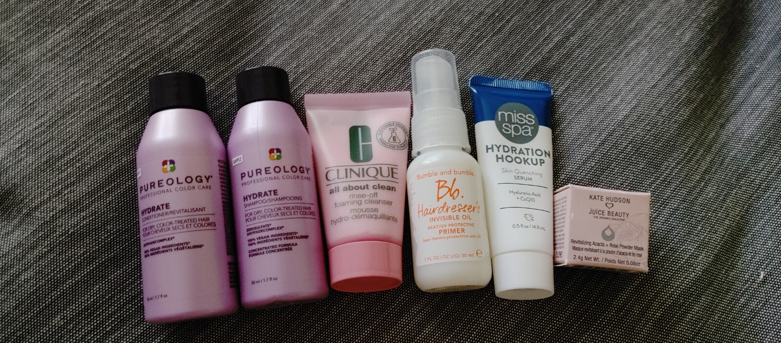 Lot of 5 travel/sample size – Makeup, Hair, Skin, and Beauty Items