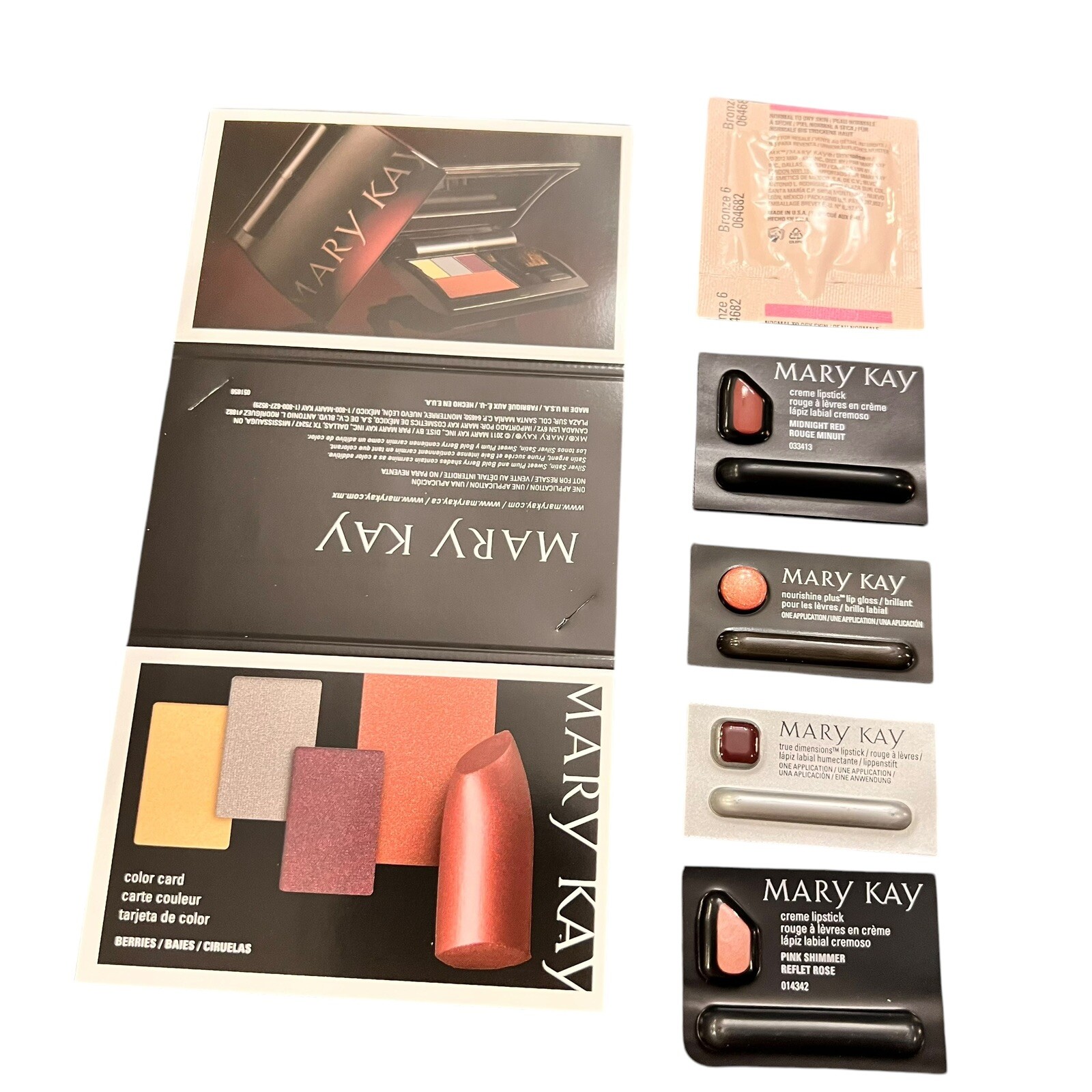 Mary Kay Lot Assorted Samples New & Discontinued Colors Single Use Travel #116