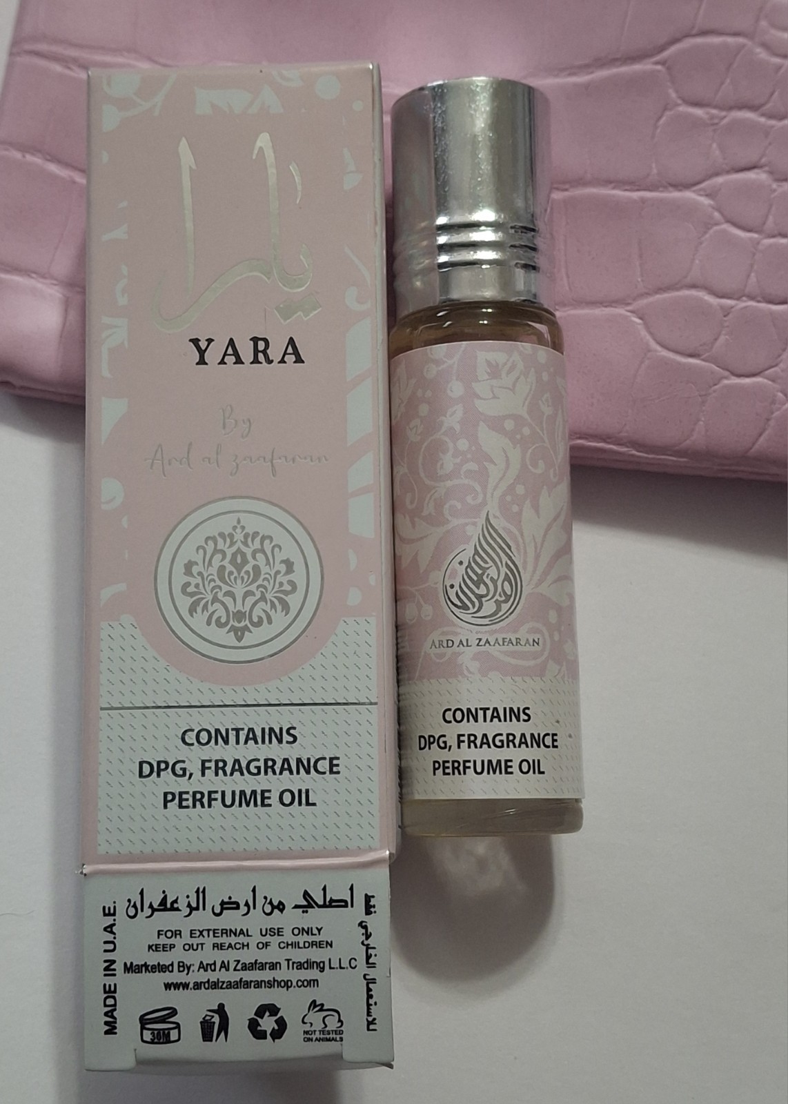 Girlactik 2‑in‑1 Tint Foundation F2Light & Rose Oil Petal Lip Gloss Yara Roll On