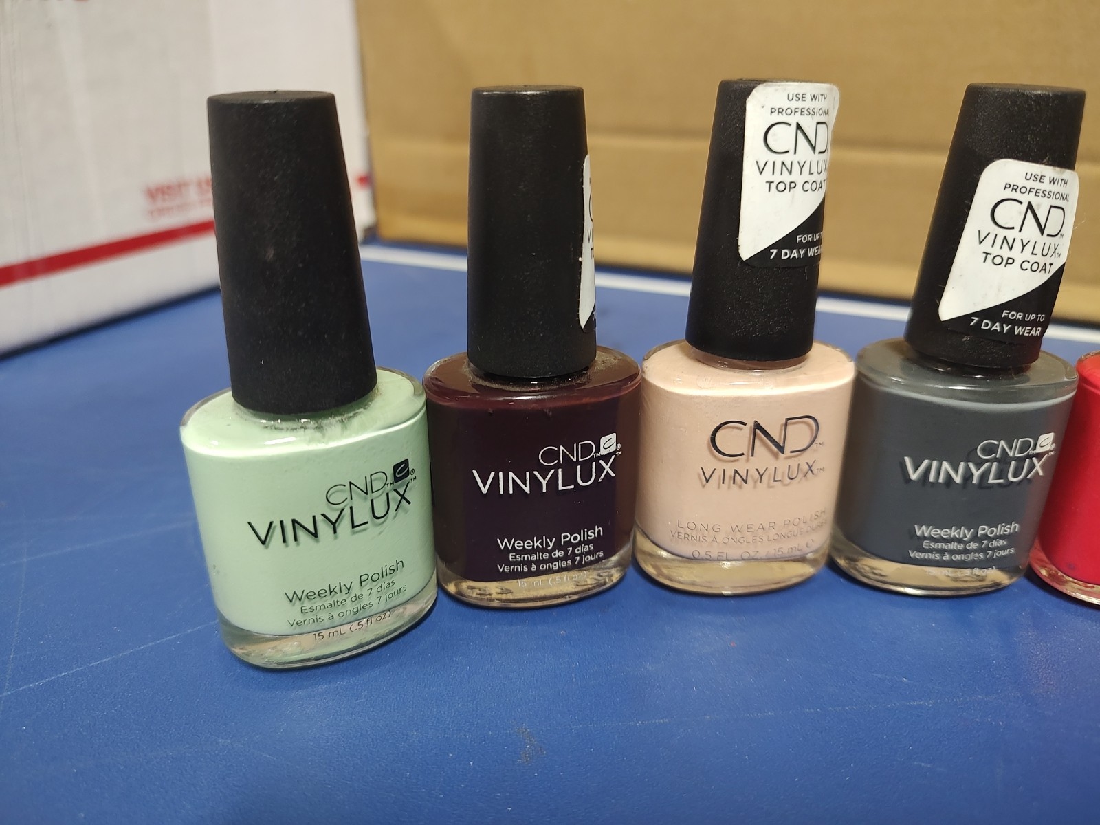 Wholesale Lot 10 Pc Mixed CND Vinylux Weekly Nail Polish Lot #410