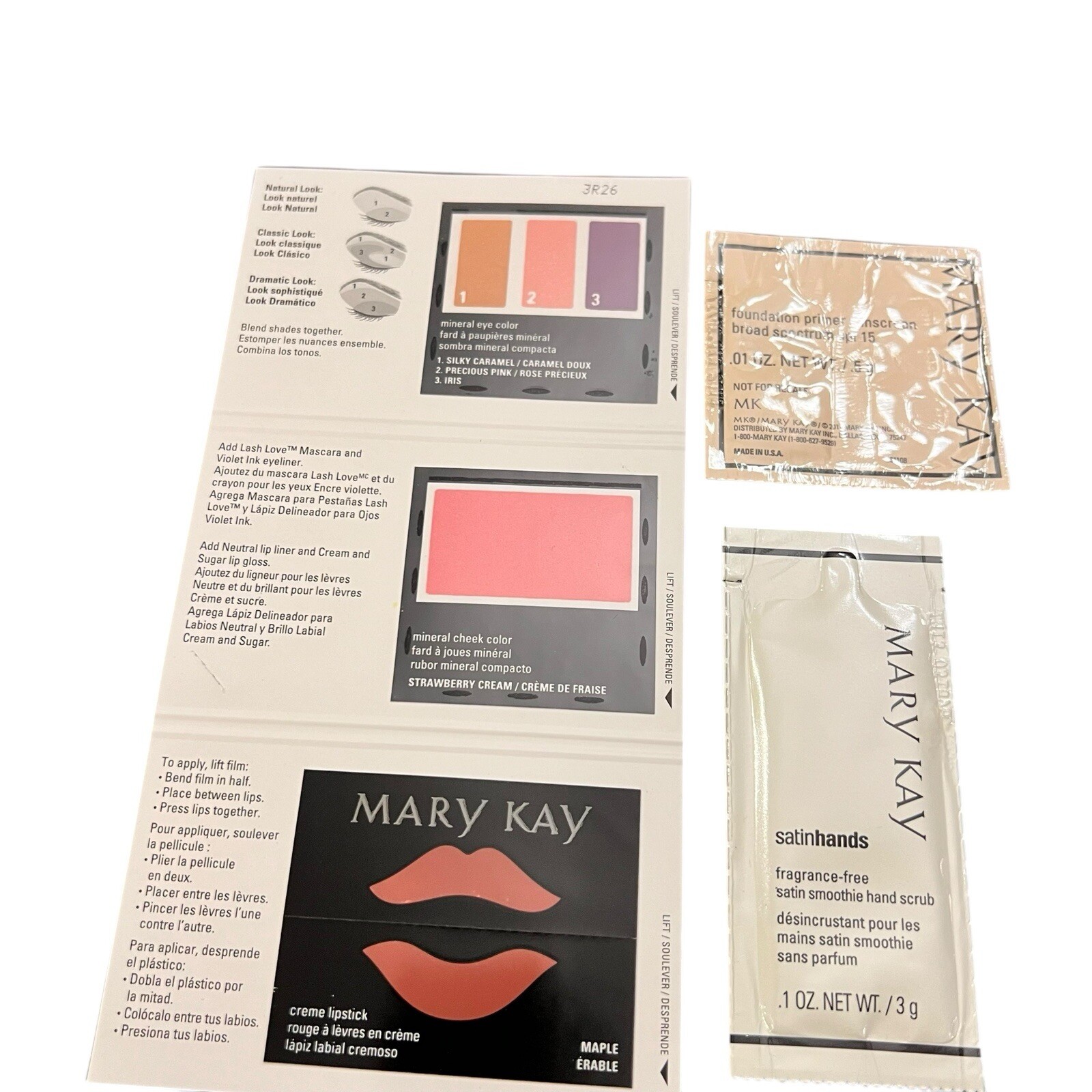 Mary Kay Lot Assorted Samples New & Discontinued Colors Single Use Travel #104