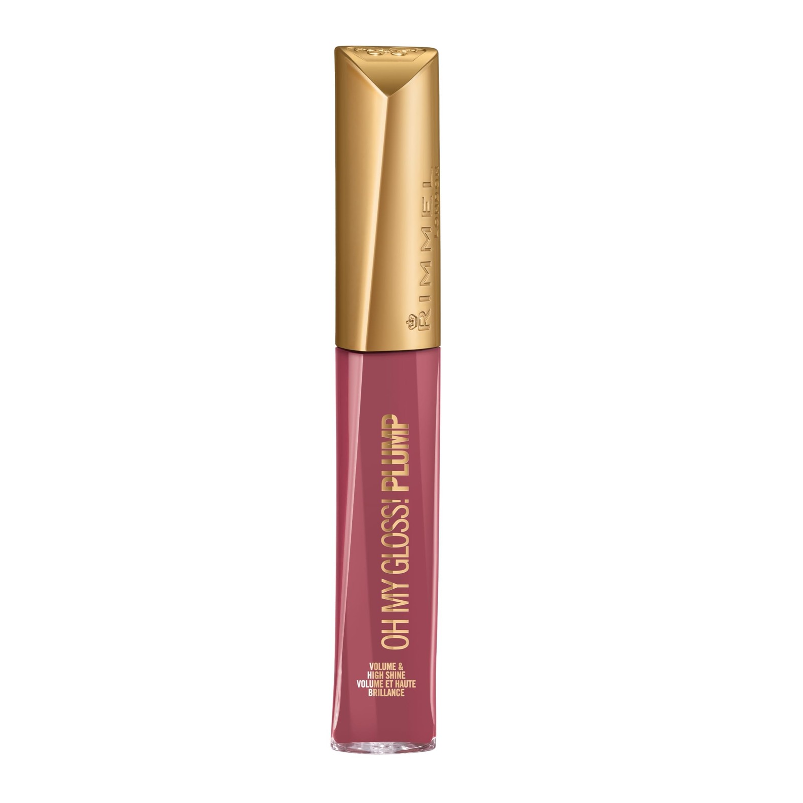 Rimmel Stay Plumped Lip Gloss, 211 Mauve Mama, Pack of 1 1 Count (Pack of 1)