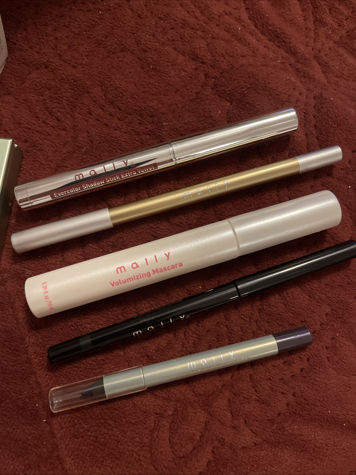 12pc MALLY Makeup ,shine, Glow, Lip, Concealer, Primer, Blush, Foundation, Clean