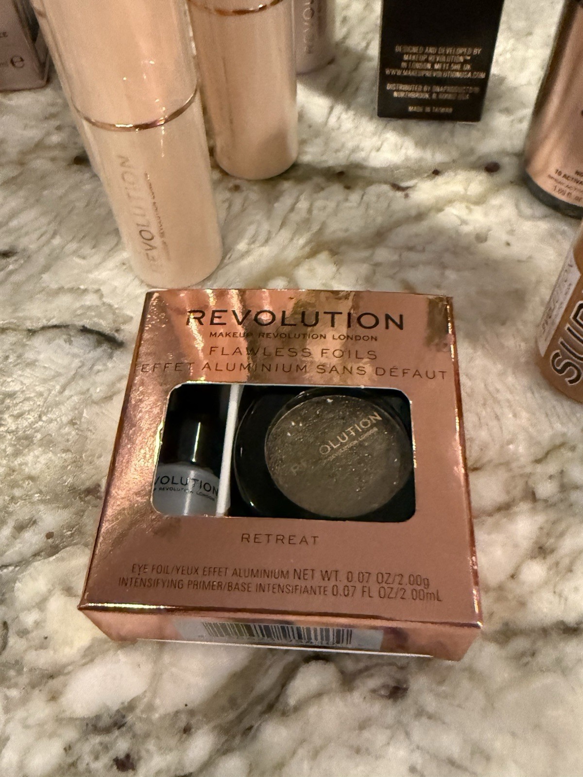 Revolution London 15 Piece Makeup Lot Foundation, Concealer, Serums Etc. NEW!