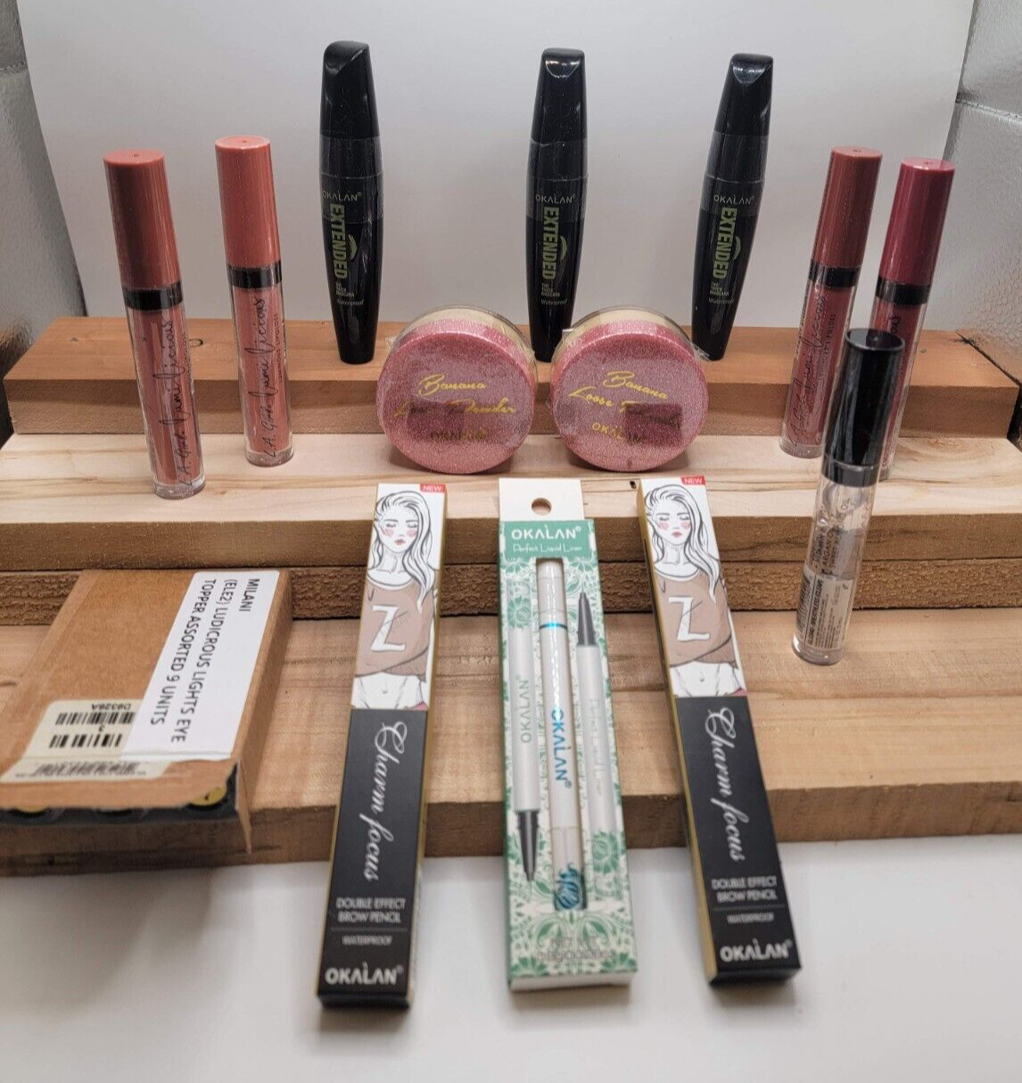30 Pc Maybelline L’Oréal Mally & More Mixed Makeup Lot New & Unused