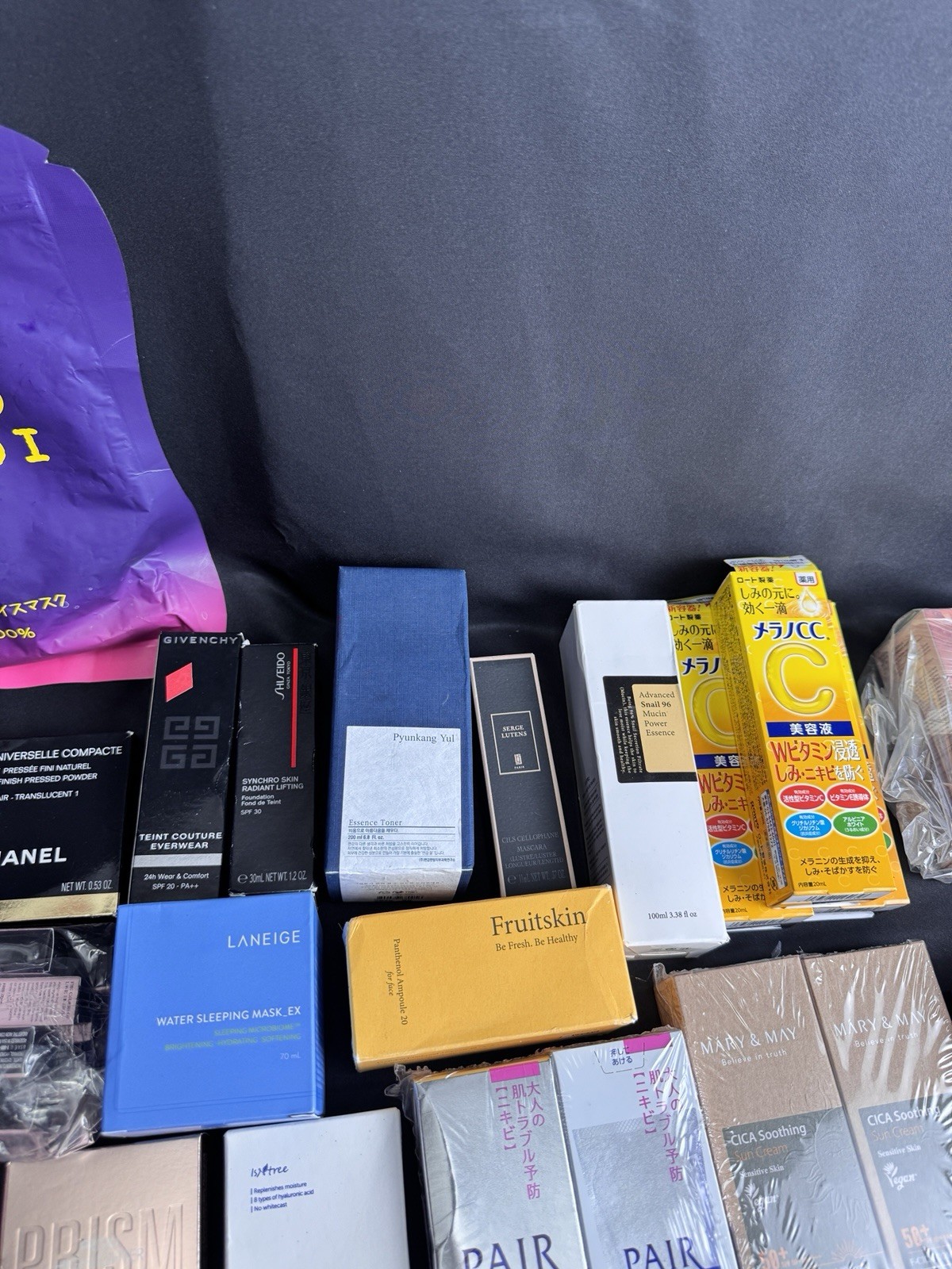 71pc Korean Beauty Lot TIRTIR Laneige YSL Chanel Mix Wholesale Bulk