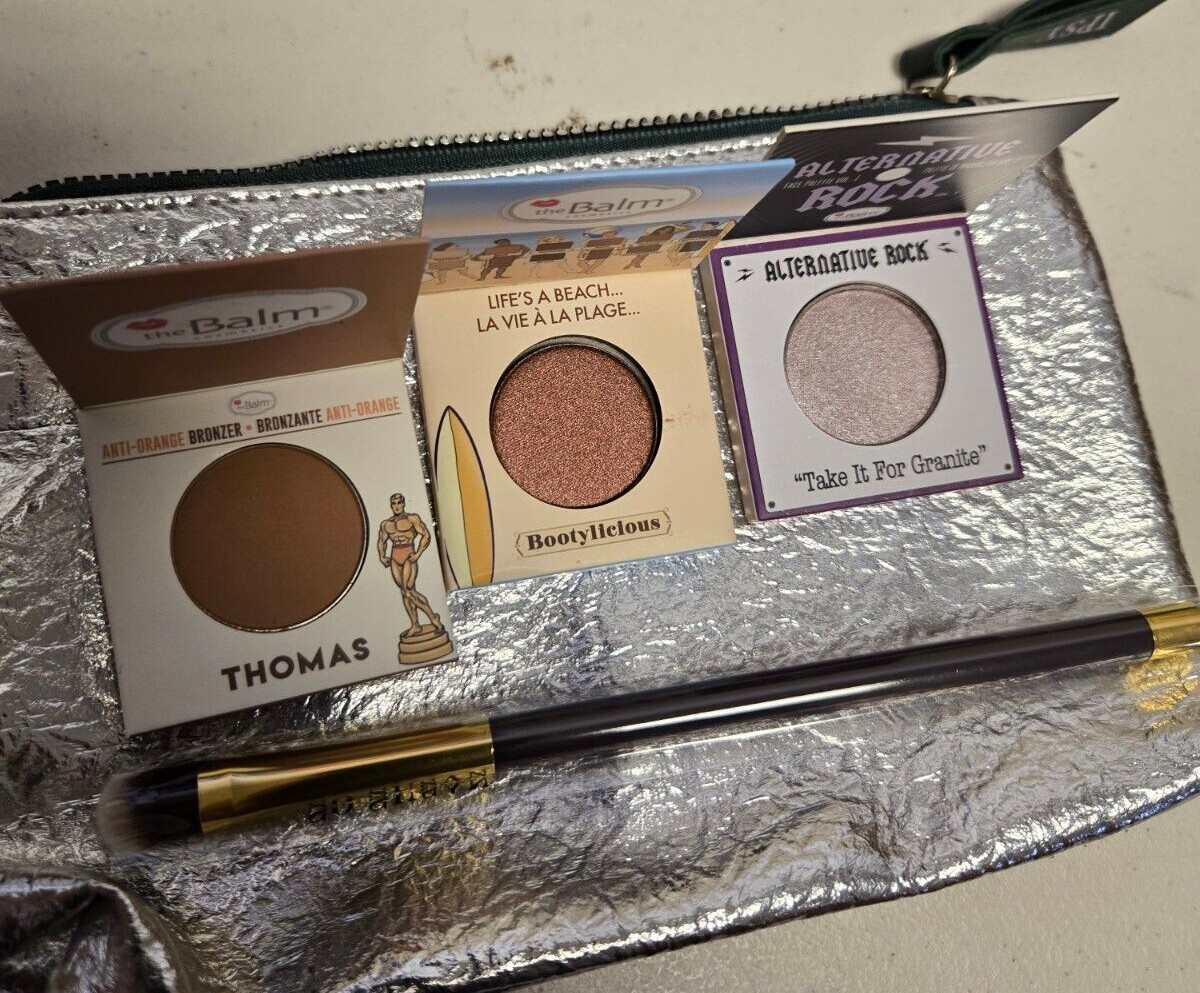 the Balm travel palettes Blush~Bronzer~Highlighter~Eye Shadow 5pcs w/Bag